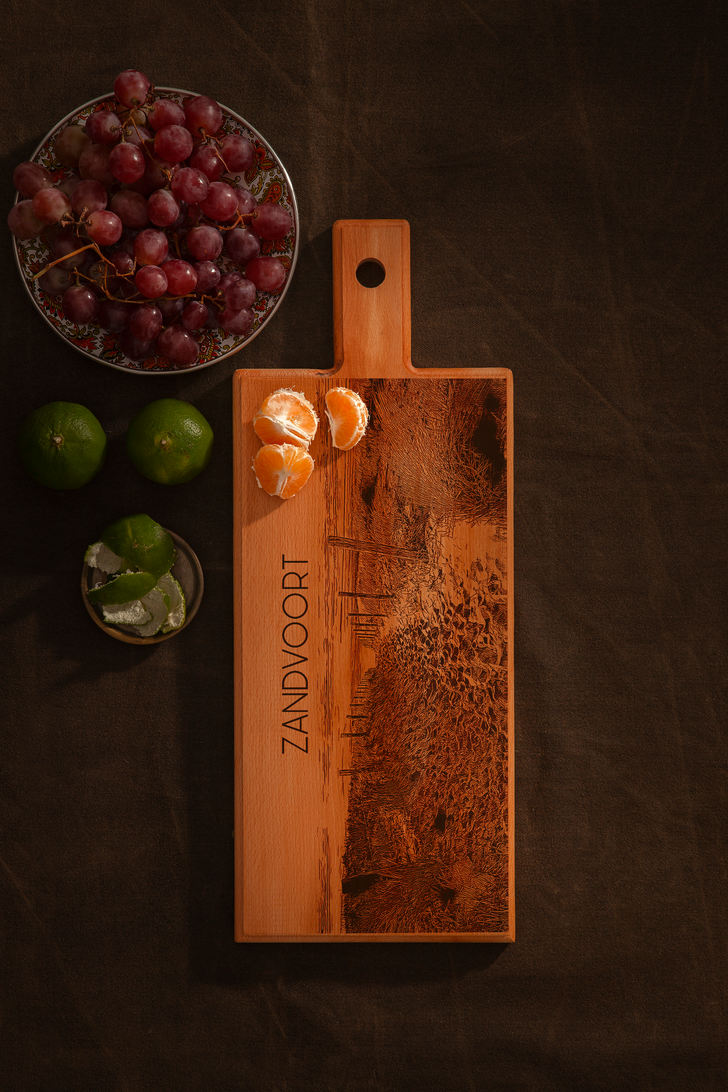 Zandvoort Beach Wooden Serving Board – 49 x 17 cm