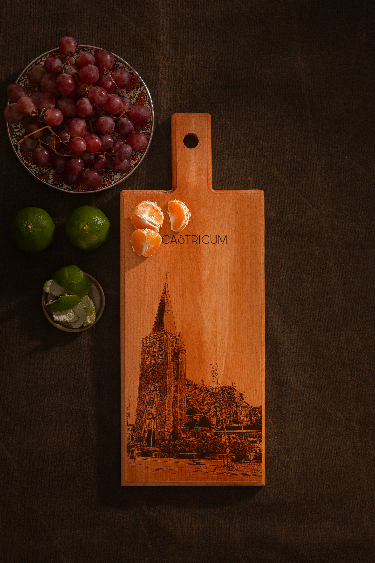 Castricum Wooden Serving Board – 49 x 17 cm