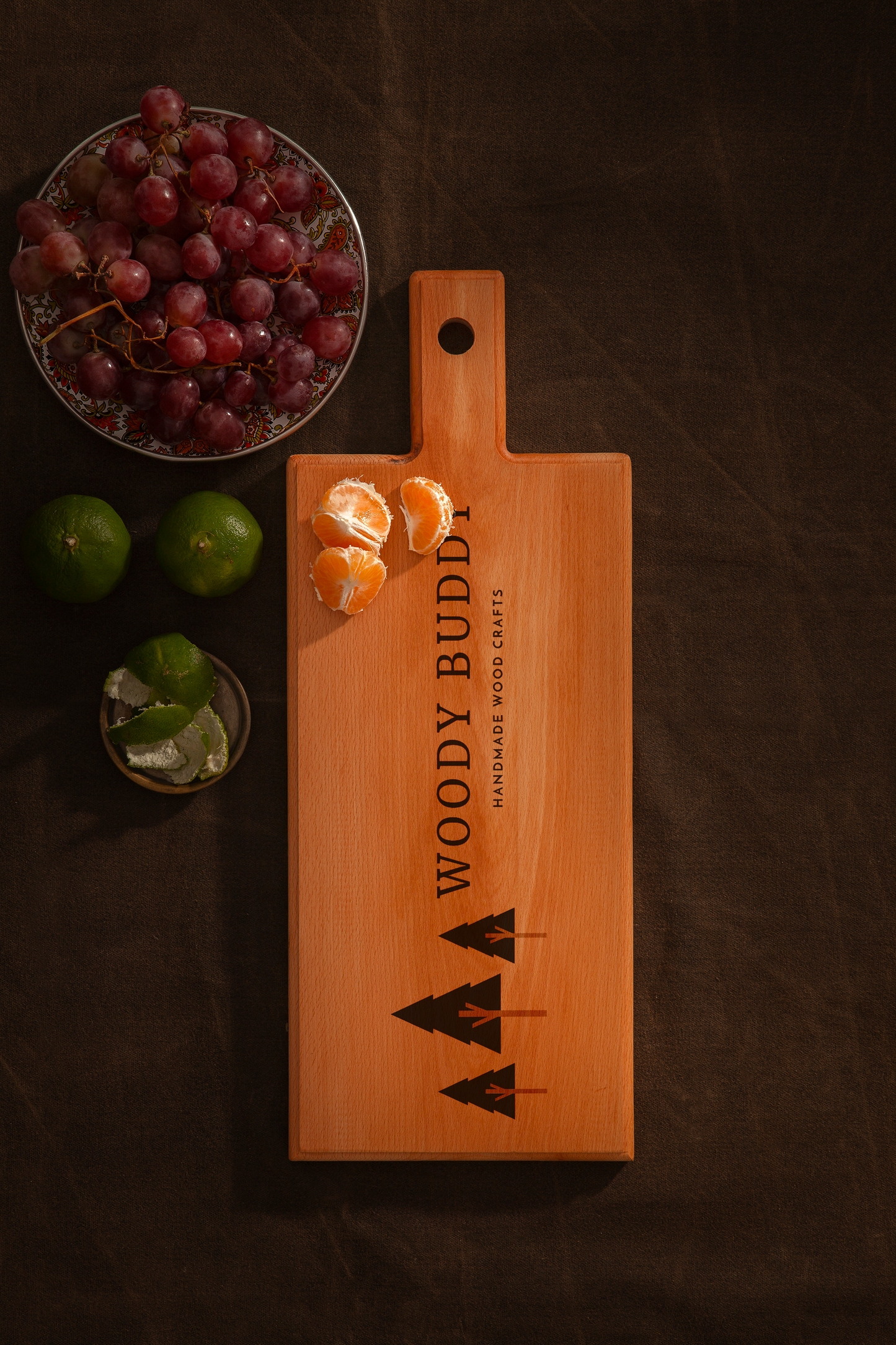 Gepersonaliseerde Houten Serveerplank (49 × 17 cm)