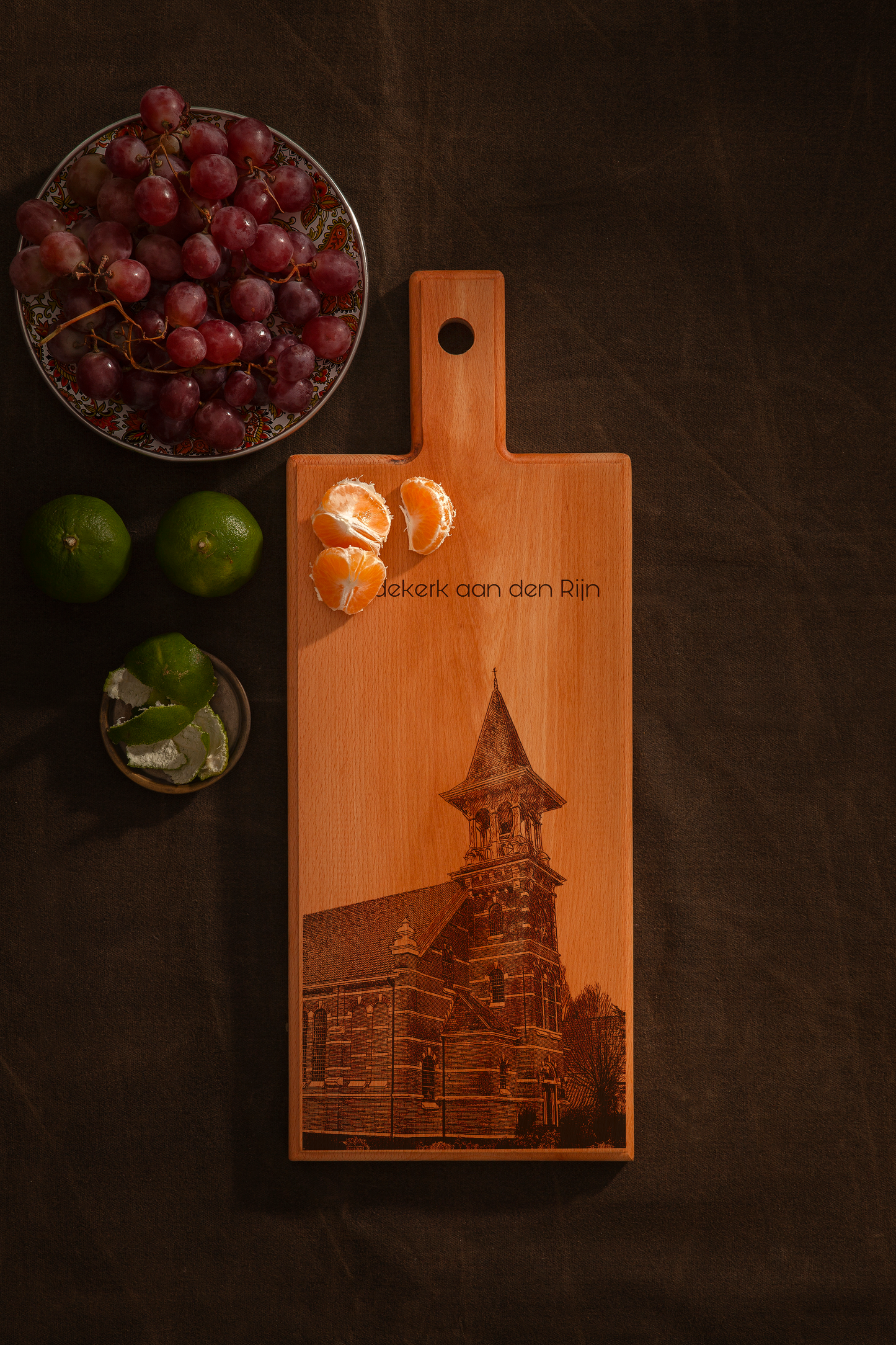 Koudekerk aan den Rijn Wooden Serving Board – 49 x 17 cm