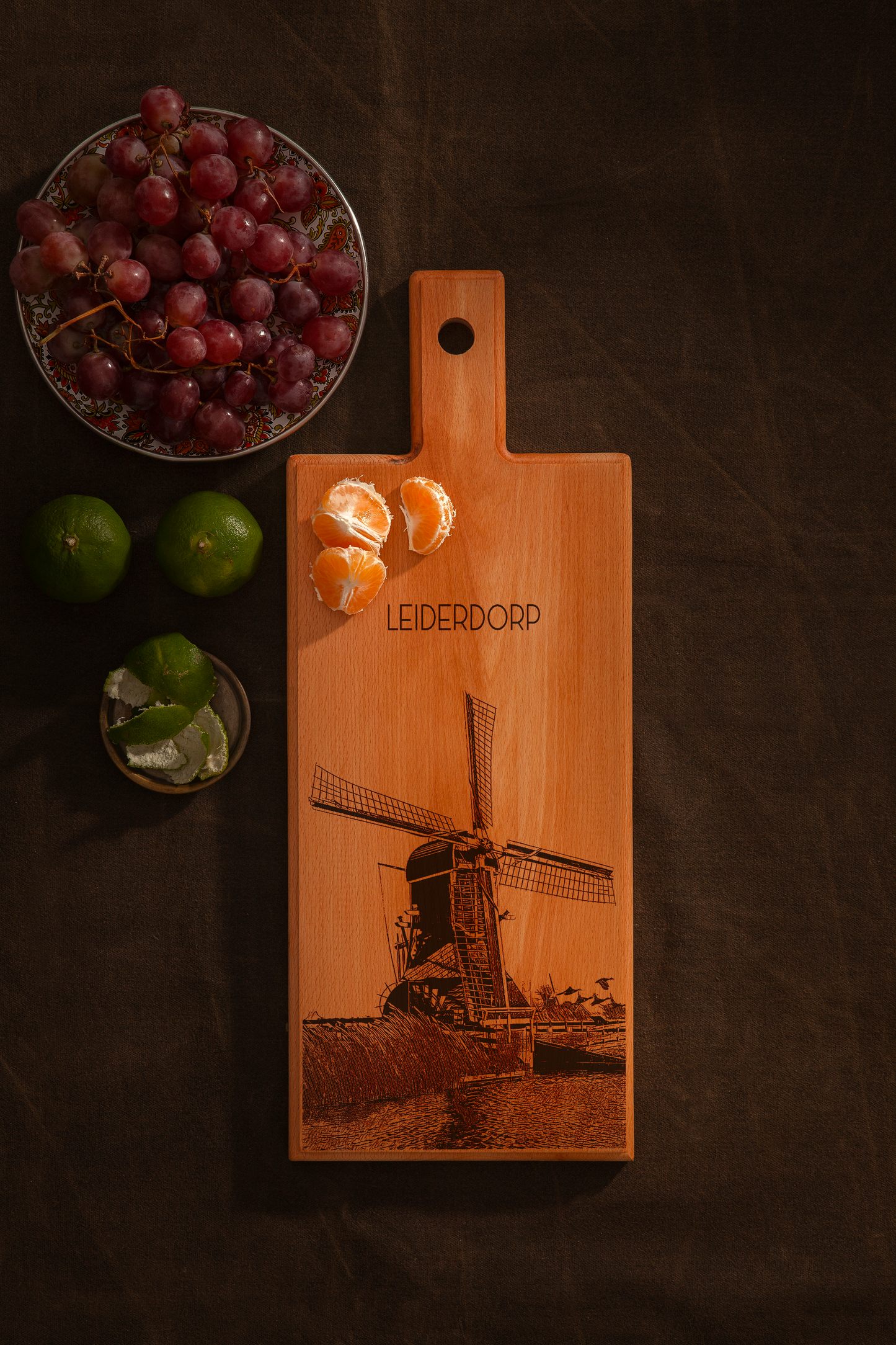 Leiderdorp Munnikkenmolen Wooden Serving Board – 49 x 17 cm