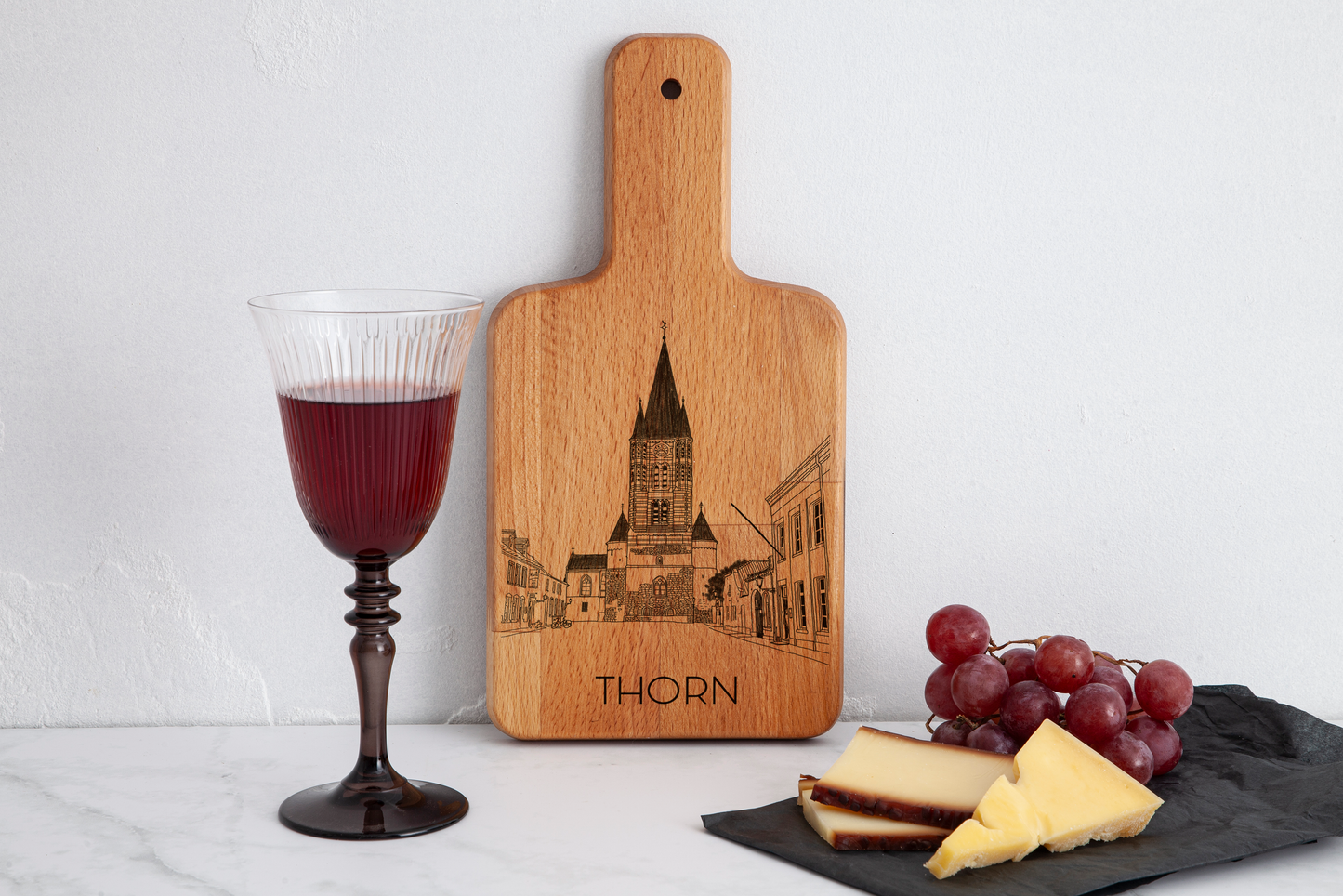 Thorn, Abdij Kerk, cheese board, in kitchen