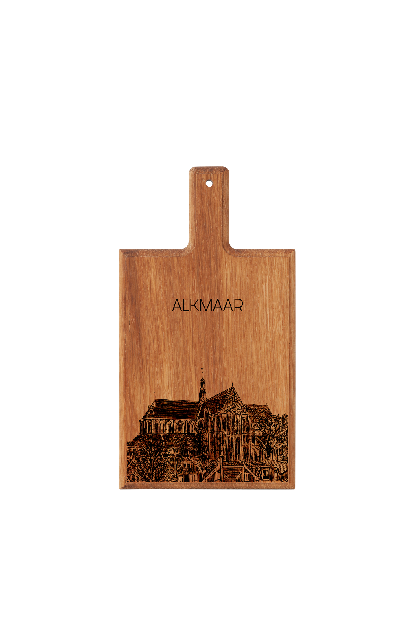 Alkmaar Grote Kerk Cheese Board - Beech Wood