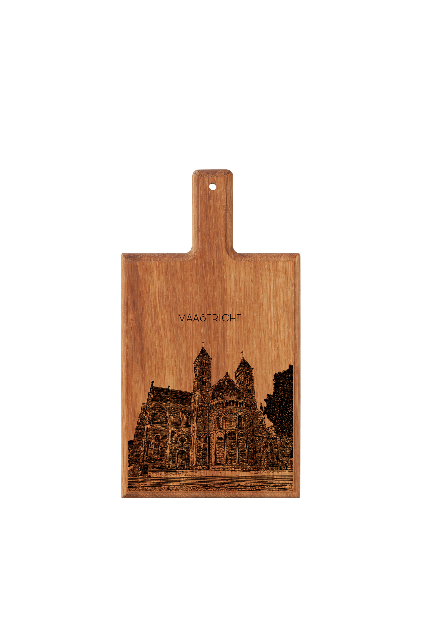 Maastricht , St. Servaas Basilica Cheese Board - Beech Wood