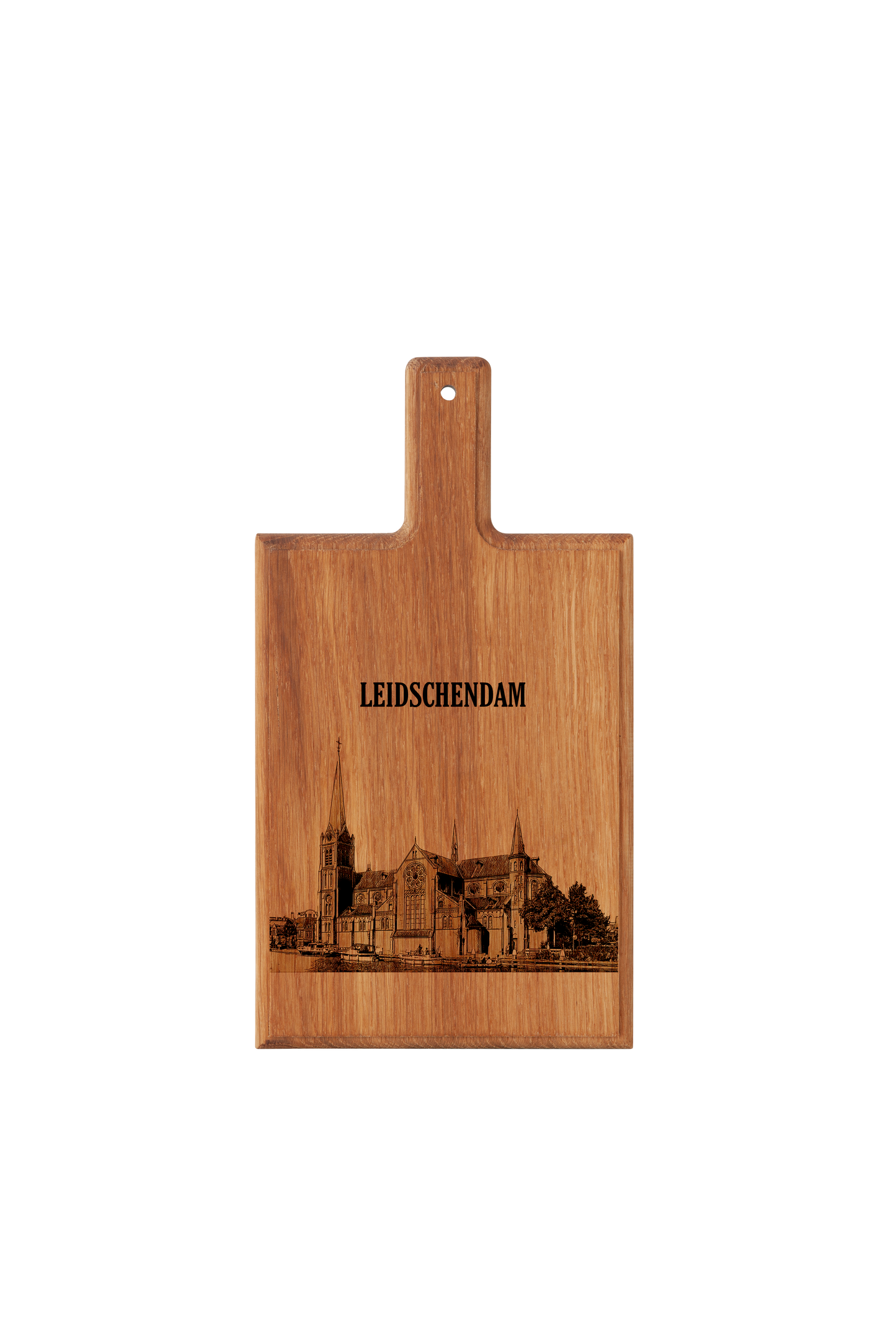 Leidschendam Petrus en Pauluskerk Cheese Board - Beech Wood