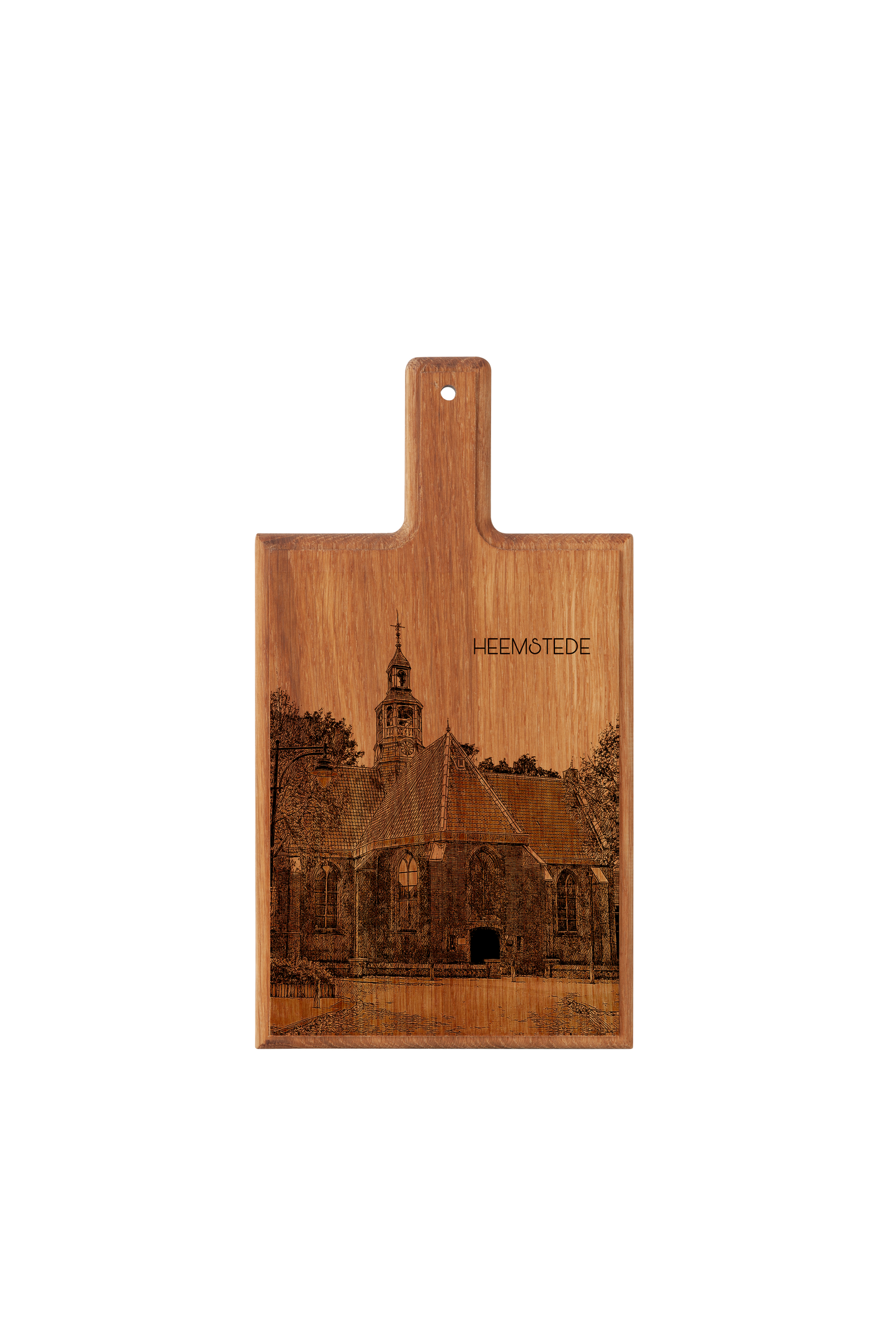 Heemstede Oude Kerk – Handmade Beechwood Serving & Cheese Board (28 × 15 cm)