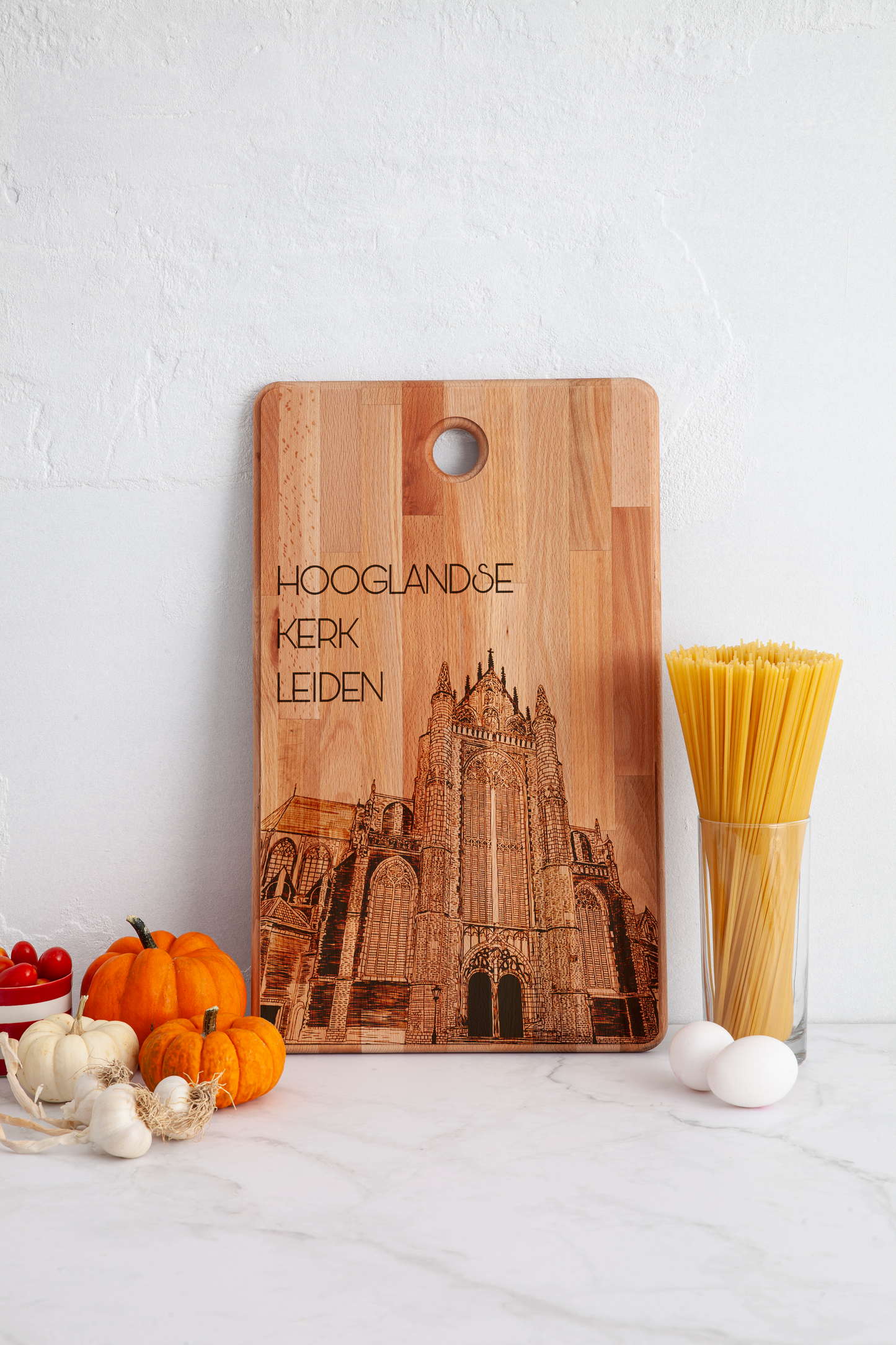 Leiden, Hooglandse Kerk, cutting board, in kitchen