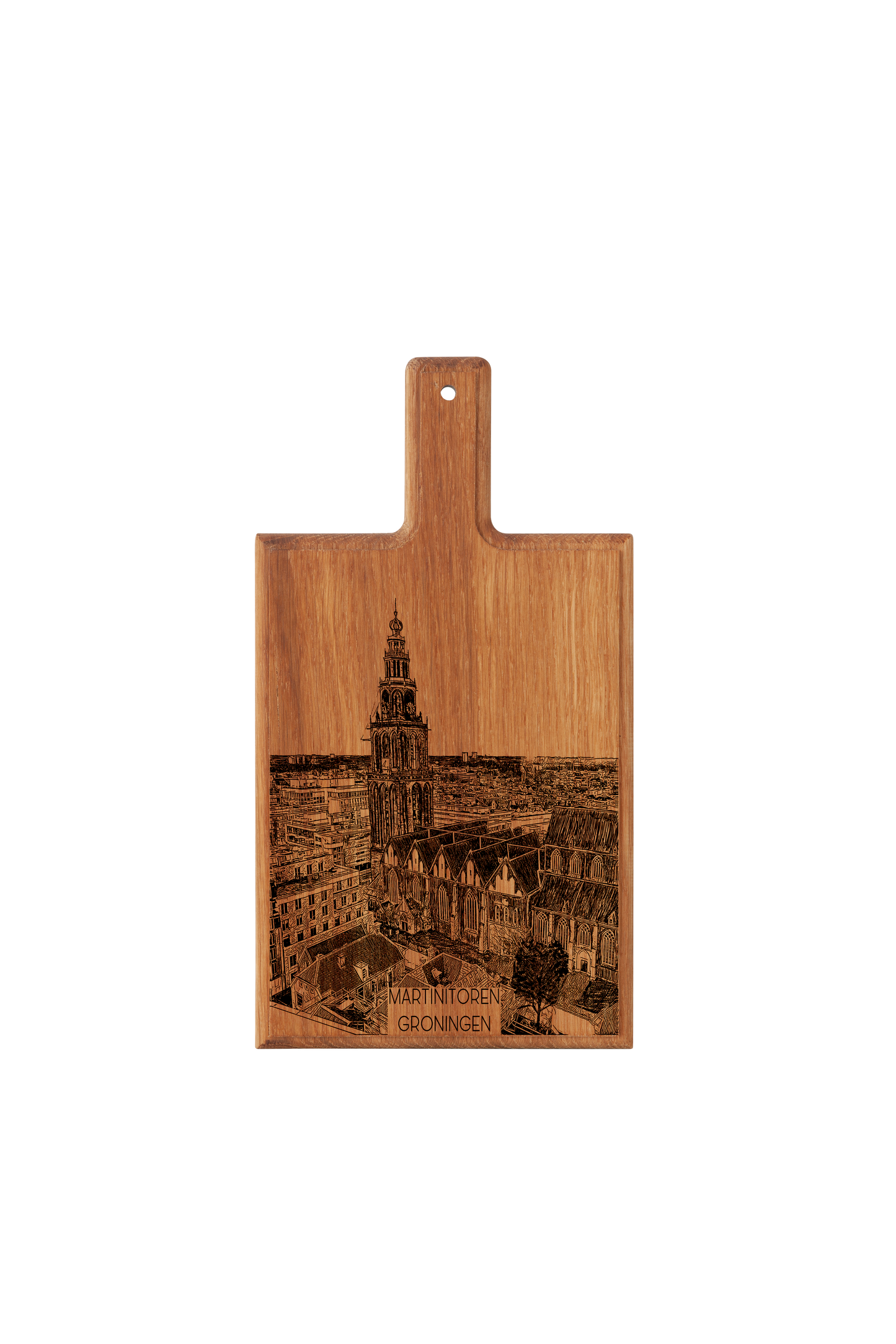 Groningen Martinitoren Cheese Board - Beech Wood