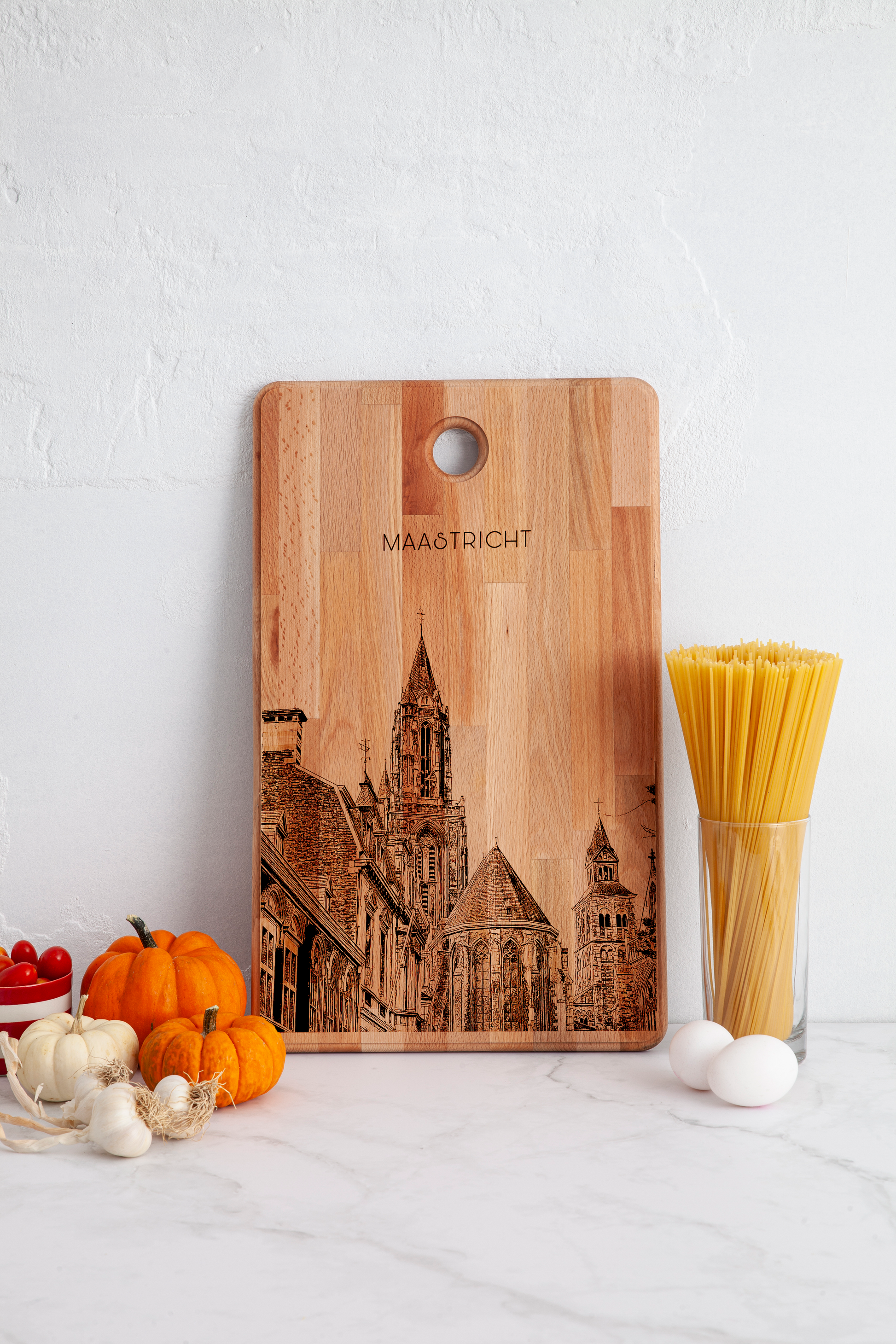 Maastricht, Sint-Janskerk, cutting board, in kitchen