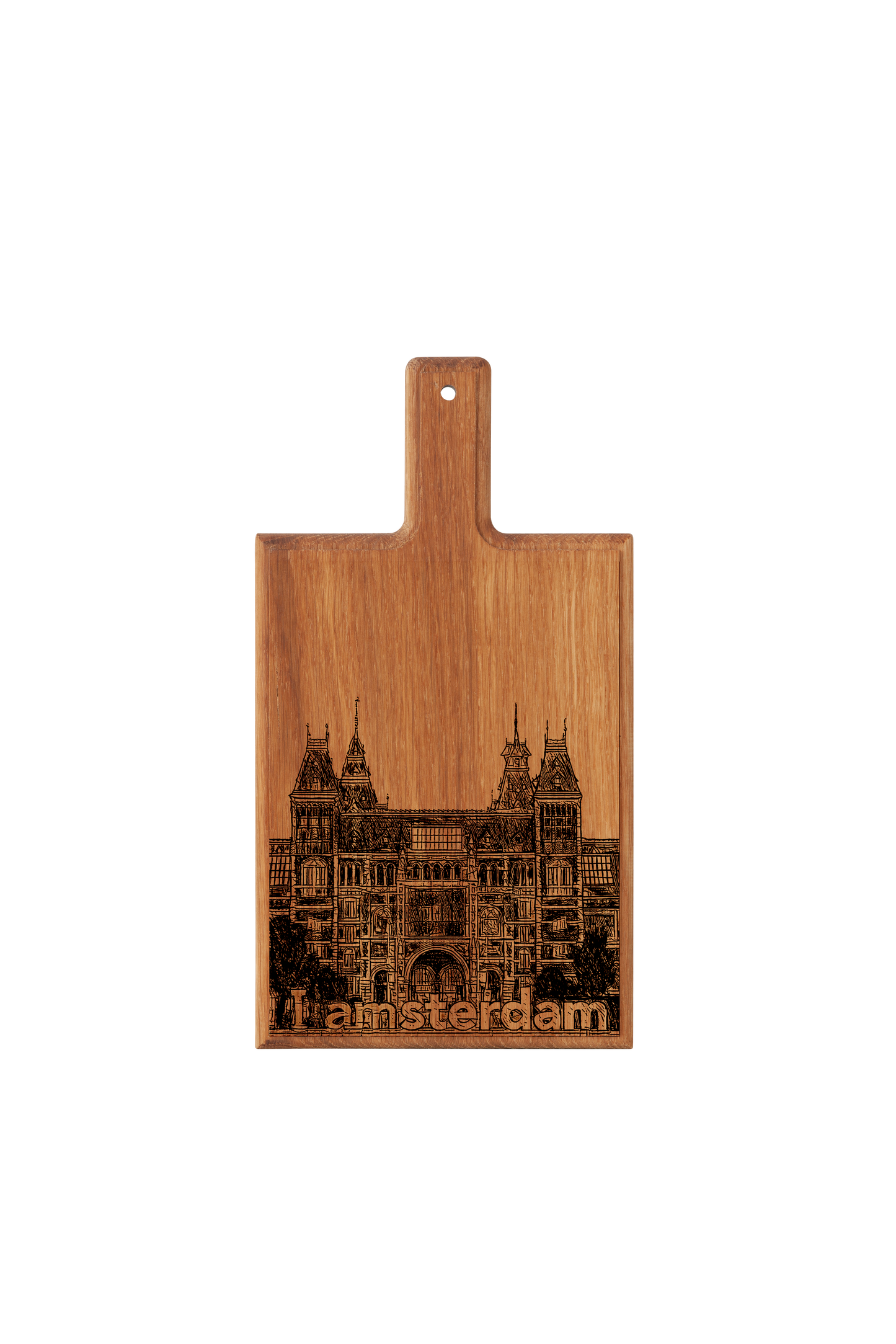 Amsterdam Museumplein Cheese Board - Beech Wood