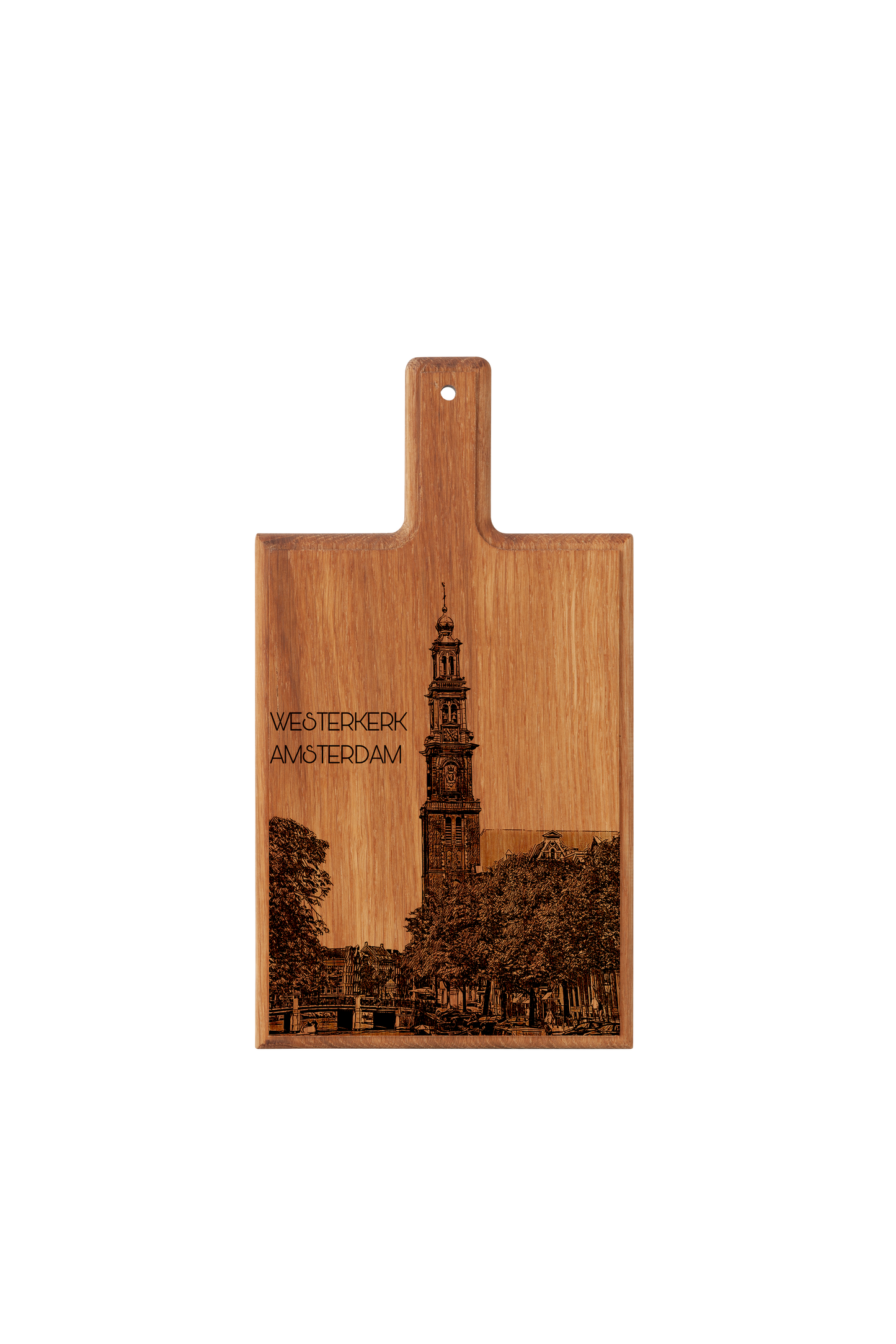 Amsterdam Westerkerk Cheese Board - Beech Wood