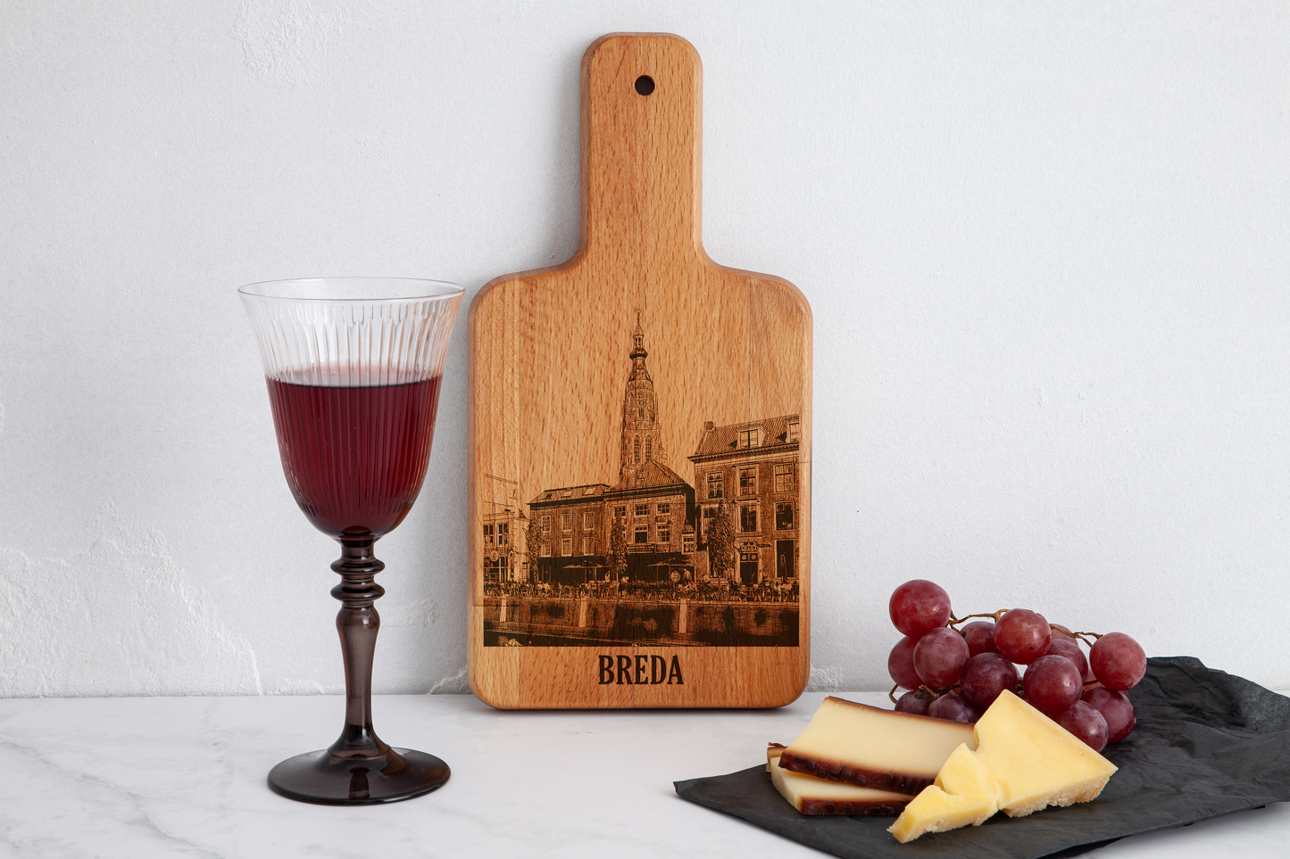Breda, Grote Kerk, cheese board, in kitchen