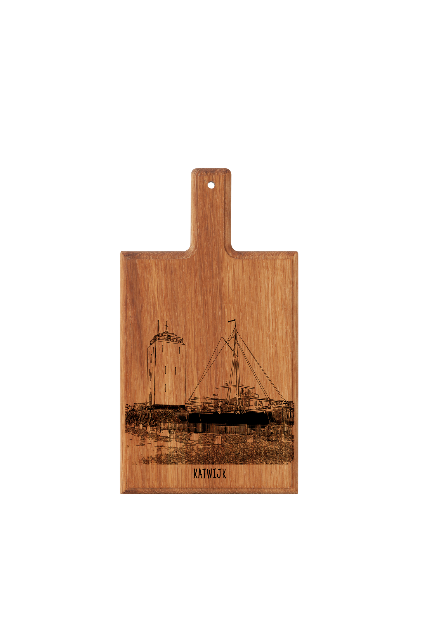 KATWIJK KW88 HANDMADE , ENGRAVED CHEESE BOARD