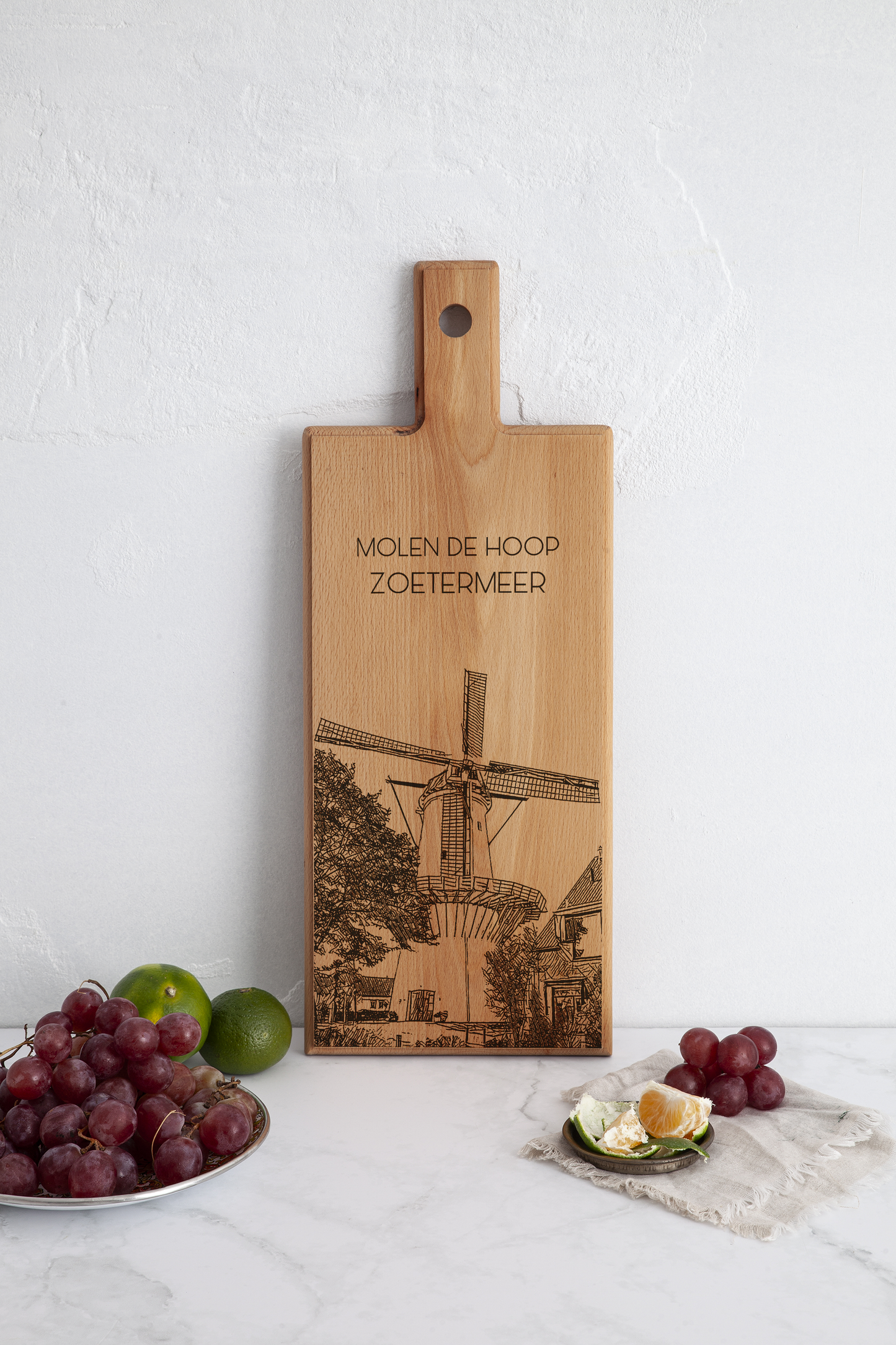 Zoetermeer Molen De Hoop Wooden Serving Board – 49 x 17 cm