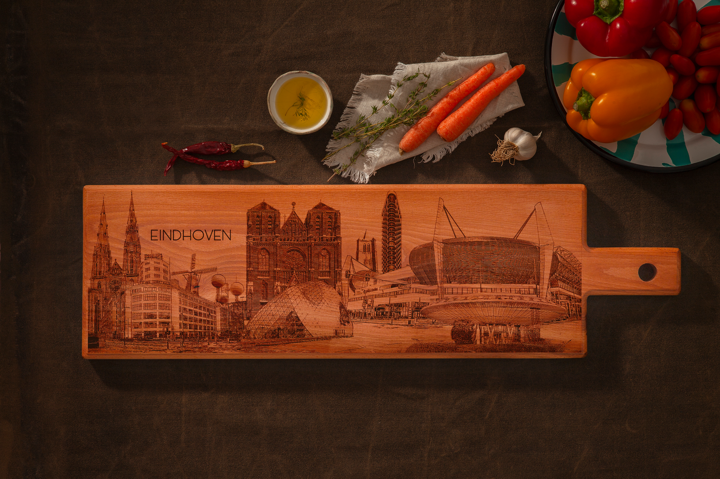 Eindhoven Houten Serveerplank – 60 x 17 cm