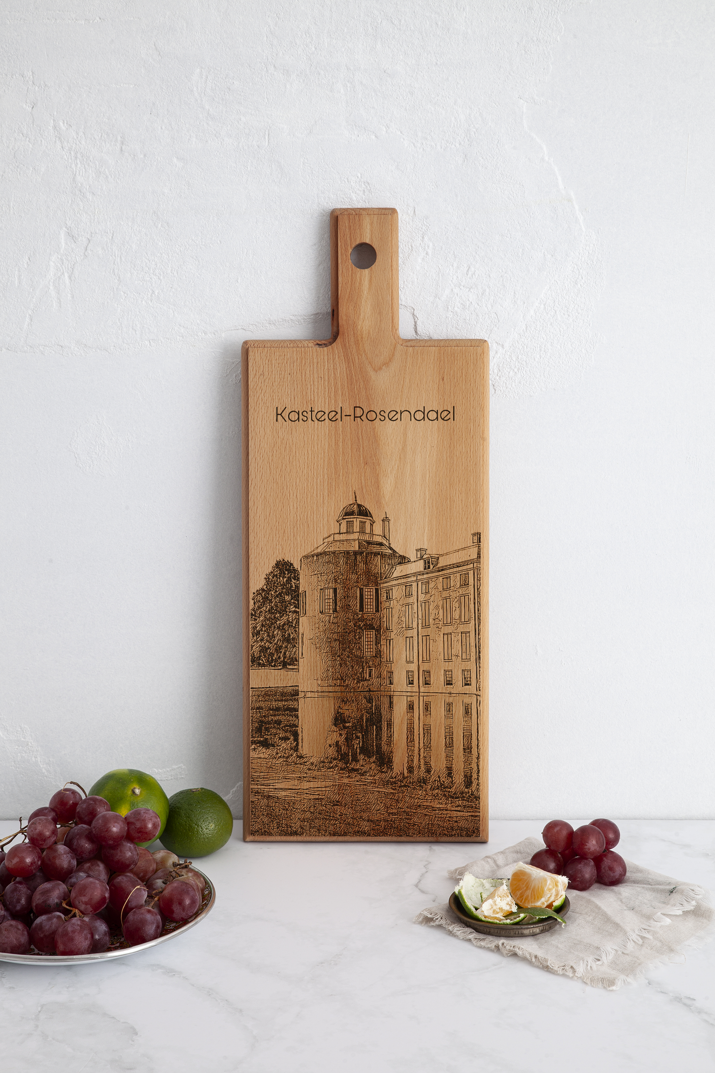 Kasteel Rosendael Wooden Serving Board – 49 x 17 cm
