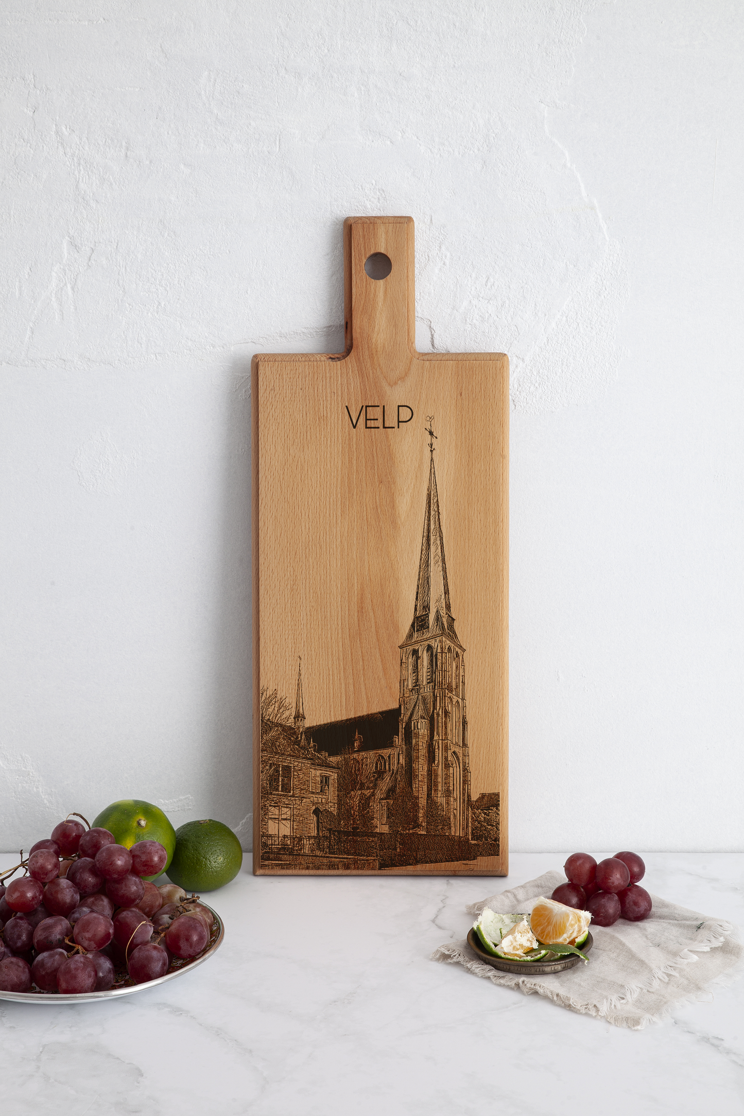 Velp Our Lady of the Visitation Church Wooden Serving Board – 49 x 17 cm