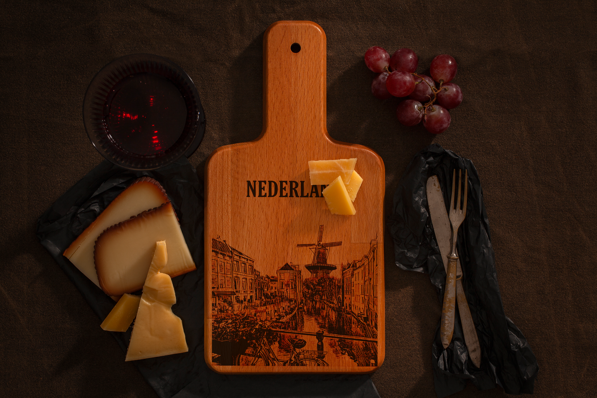 Nederland, City View, cheese board, with cheese