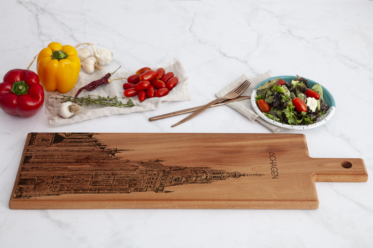 Schagen Houten Serveerplank – 60 x 17 cm