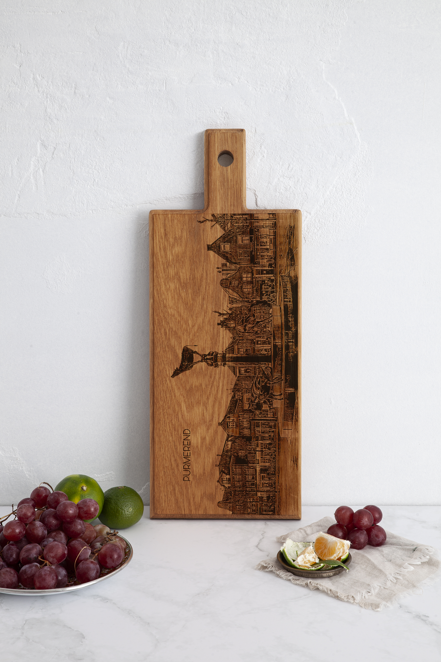 Purmerend Koemarkt Wooden Serving Board – 49 x 17 cm