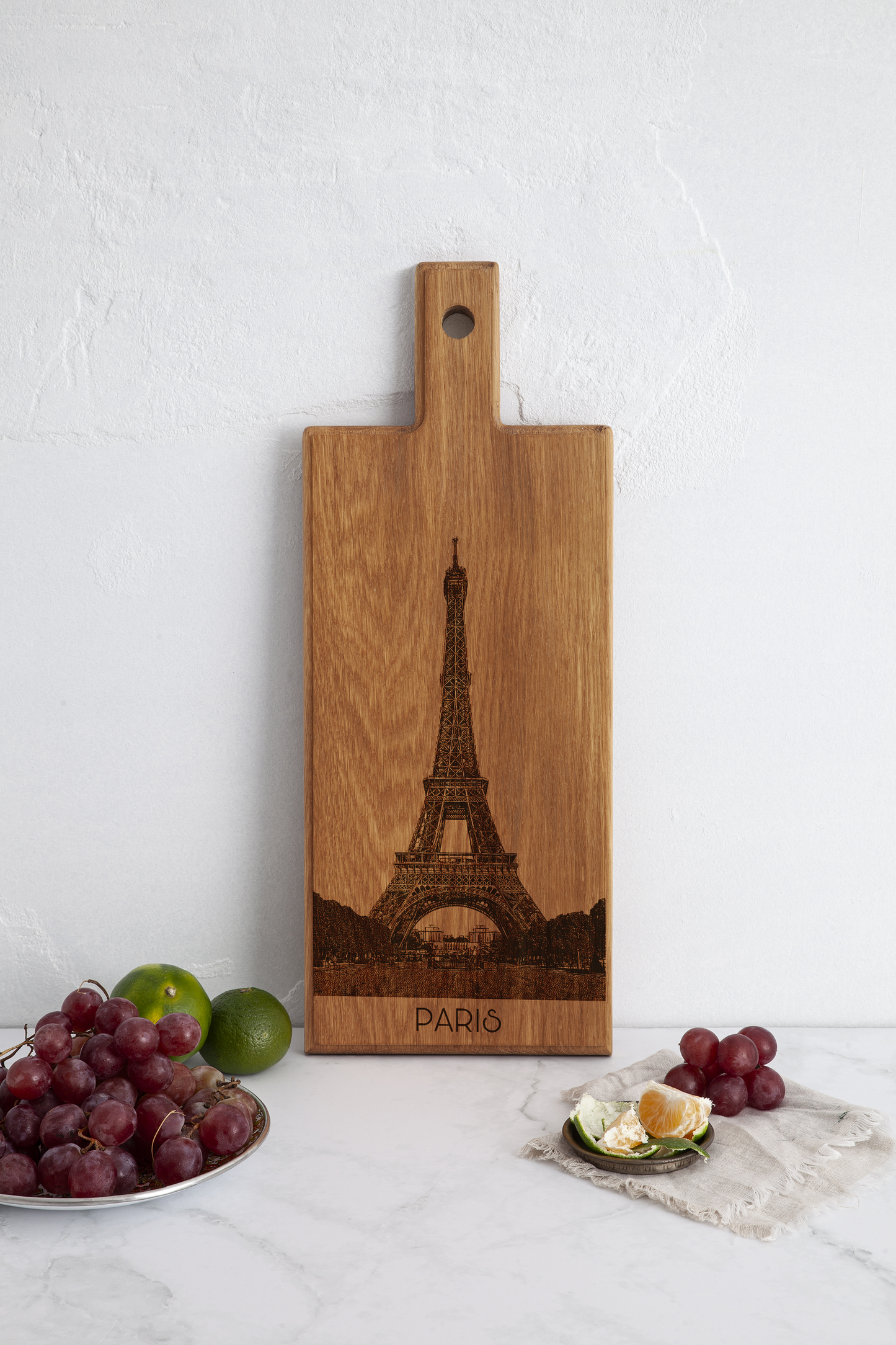 Paris Eiffel Tower Wooden Serving Board – 49 x 17 cm
