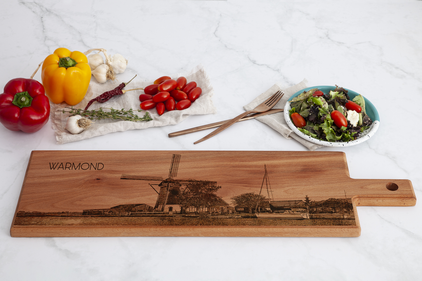 Warmond Wooden Serving Board – 60 x 17 cm