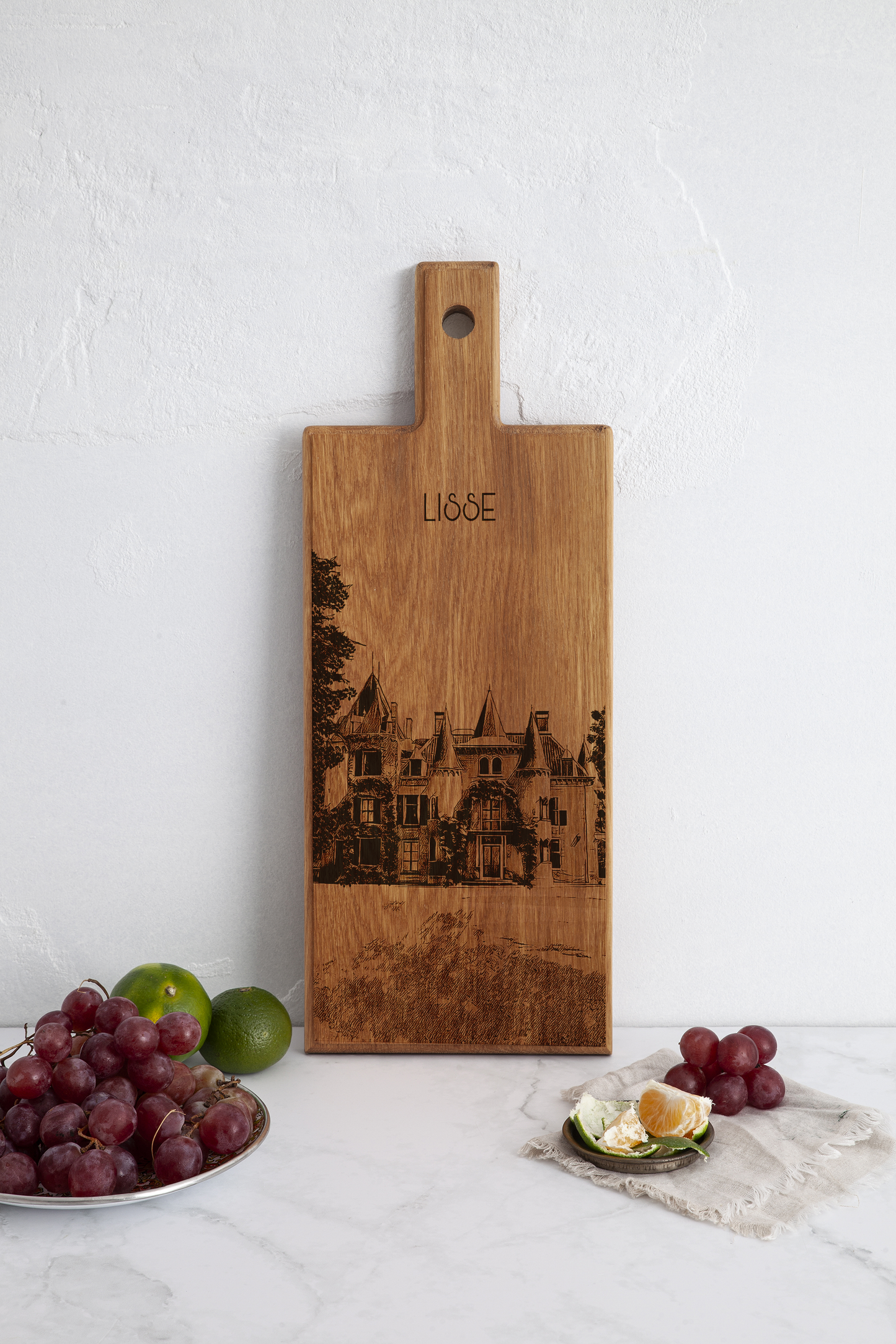 Lisse Kasteel Keukenhof Wooden Serving Board – 49 x 17 cm