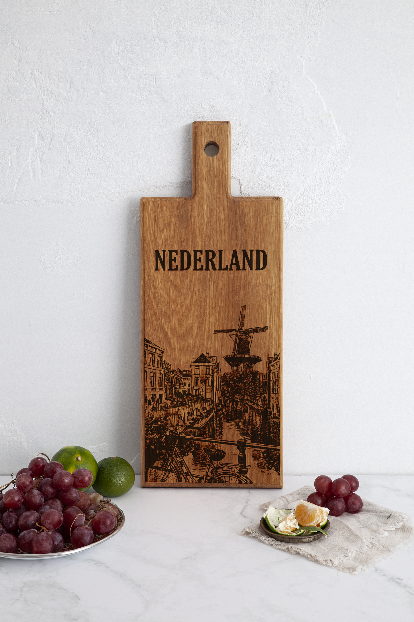 The Netherlands Wooden Serving Board – 49 x 17 cm