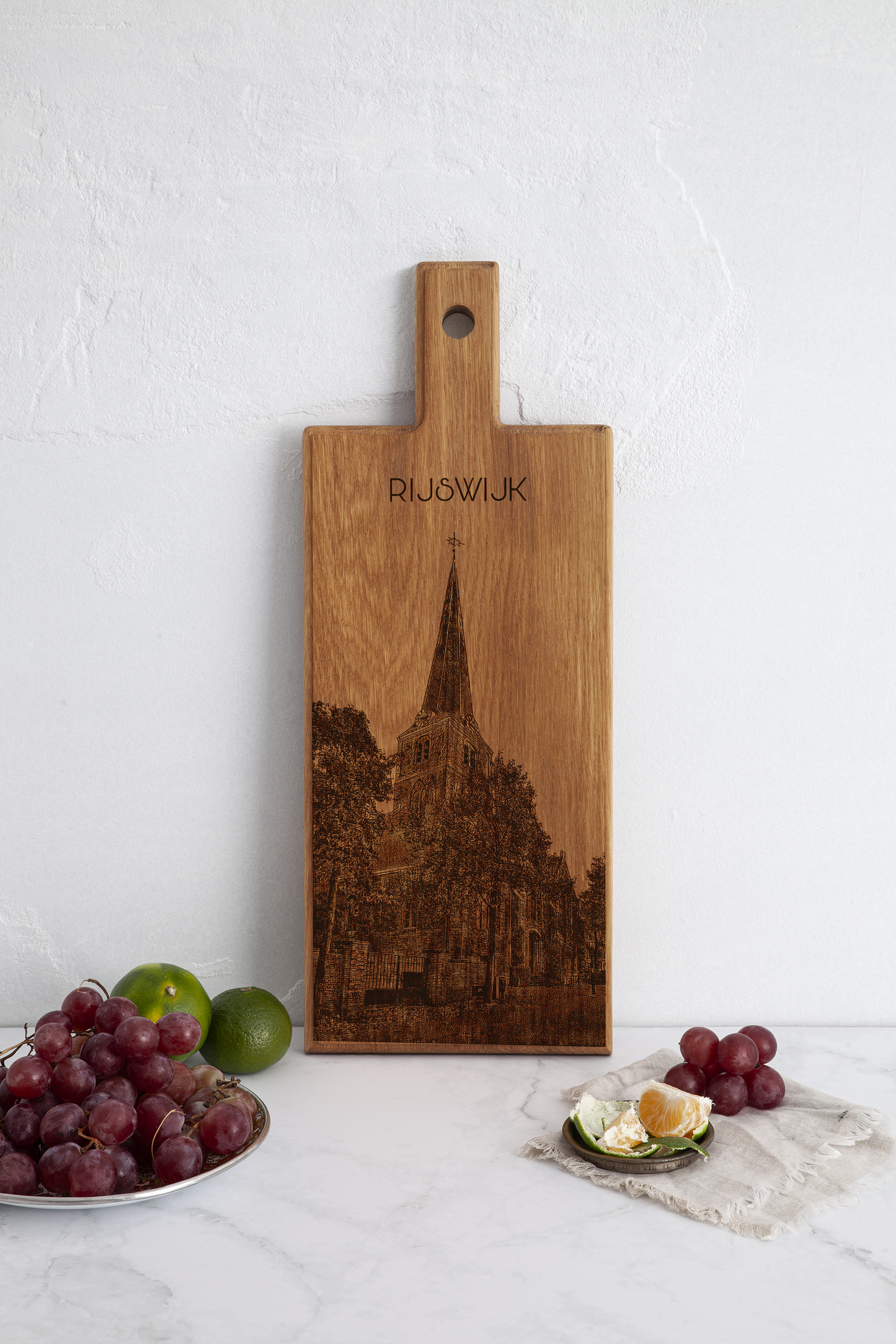 Rijswijk Oude Kerk Wooden Serving Board – 49 x 17 cm