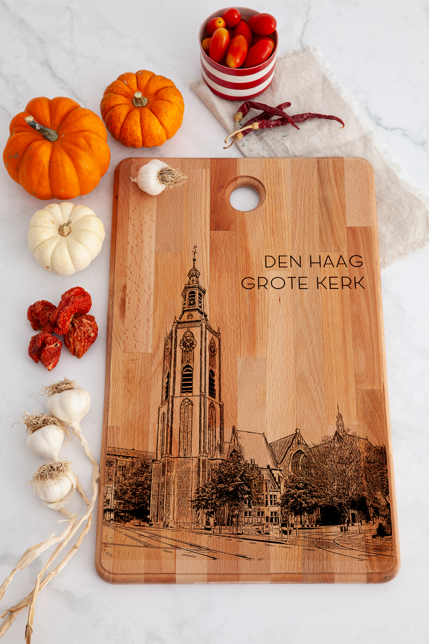 Den Haag, Grote Kerk, cutting board, on countertop