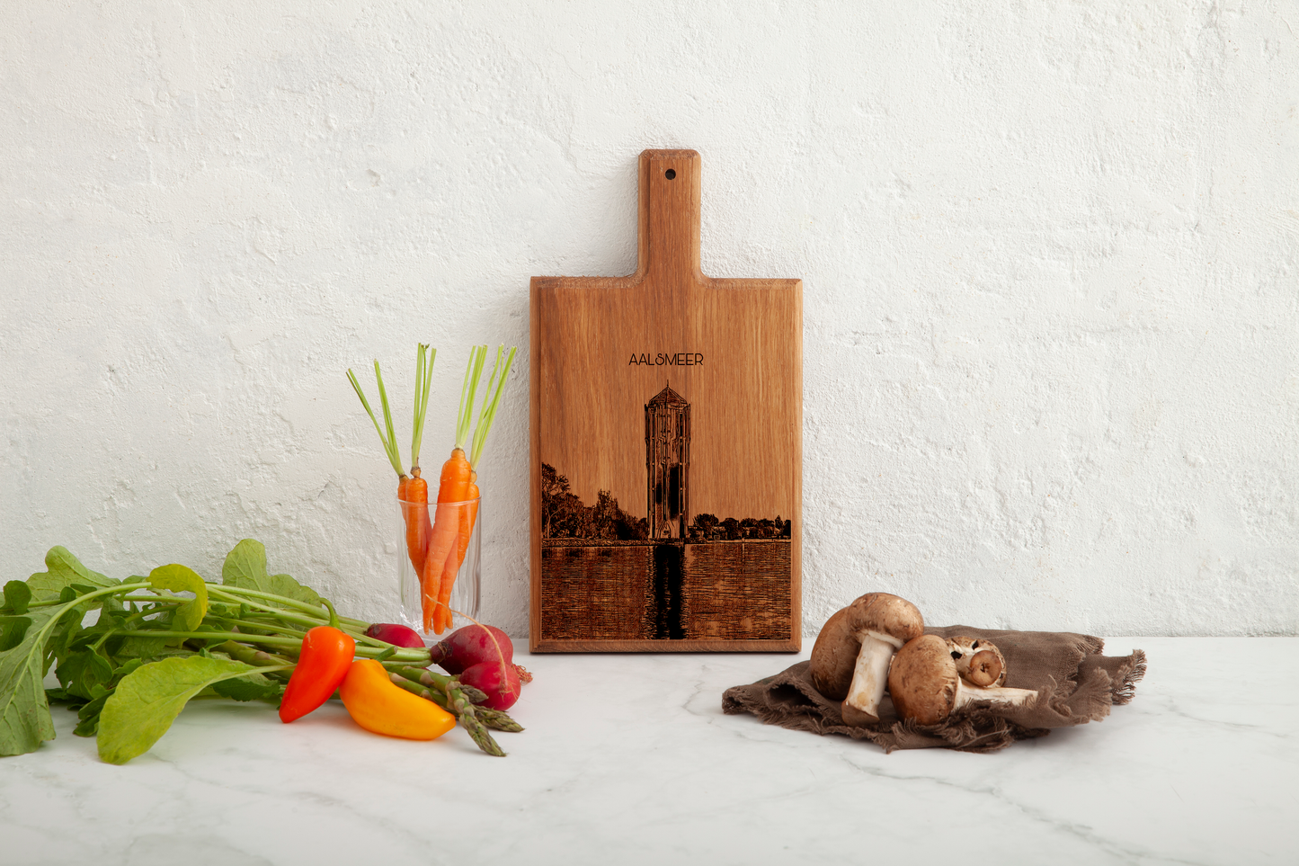 Aalsmeer Watertoren Cheese Board - Beech Wood