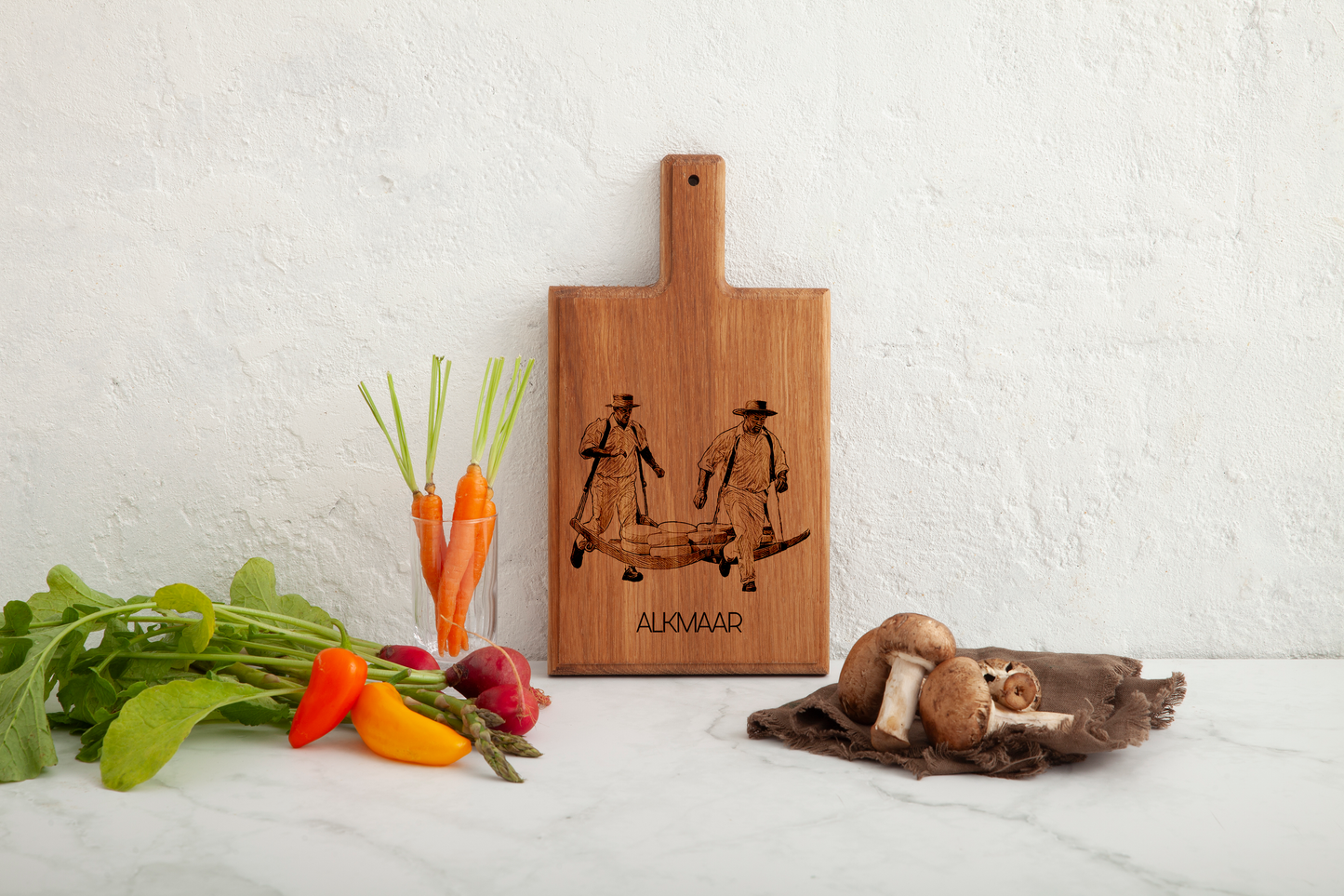 Alkmaar Kaasdragers Cheese Board - Beech Wood