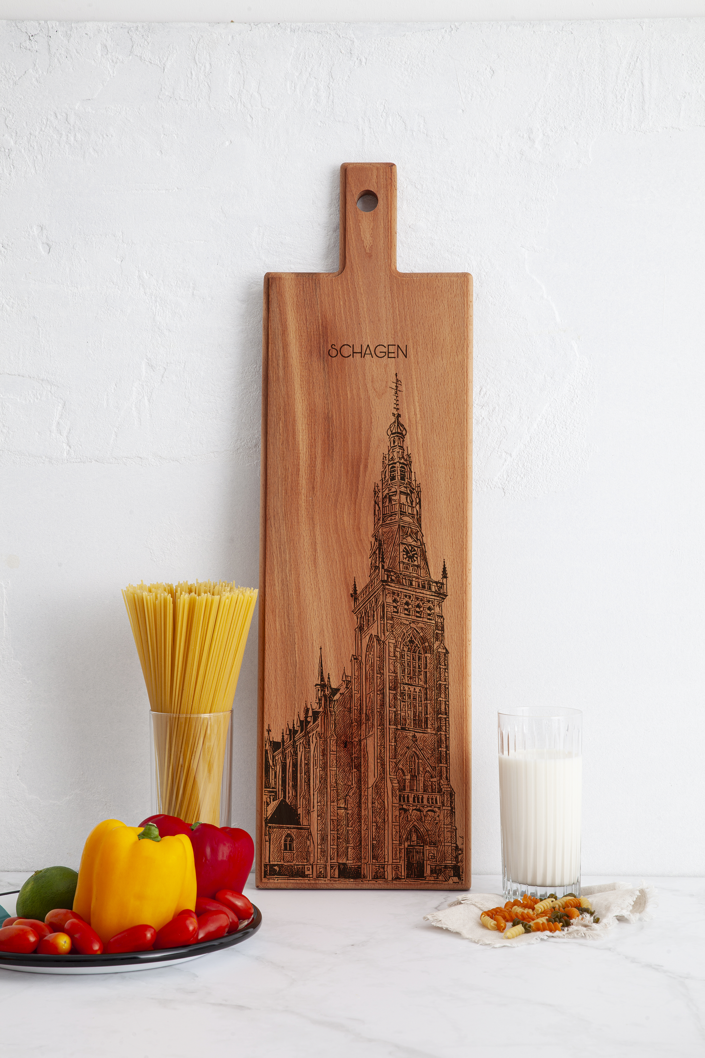 Schagen Houten Serveerplank – 60 x 17 cm