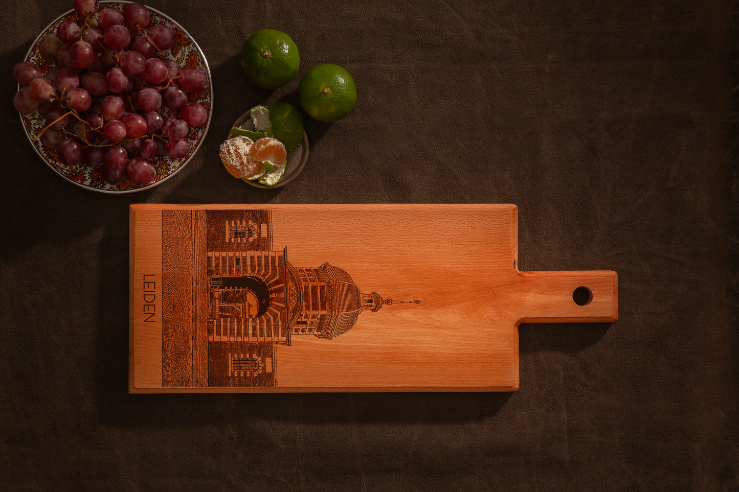 Leiden Morspoort Wooden Serving Board – 49 x 17 cm
