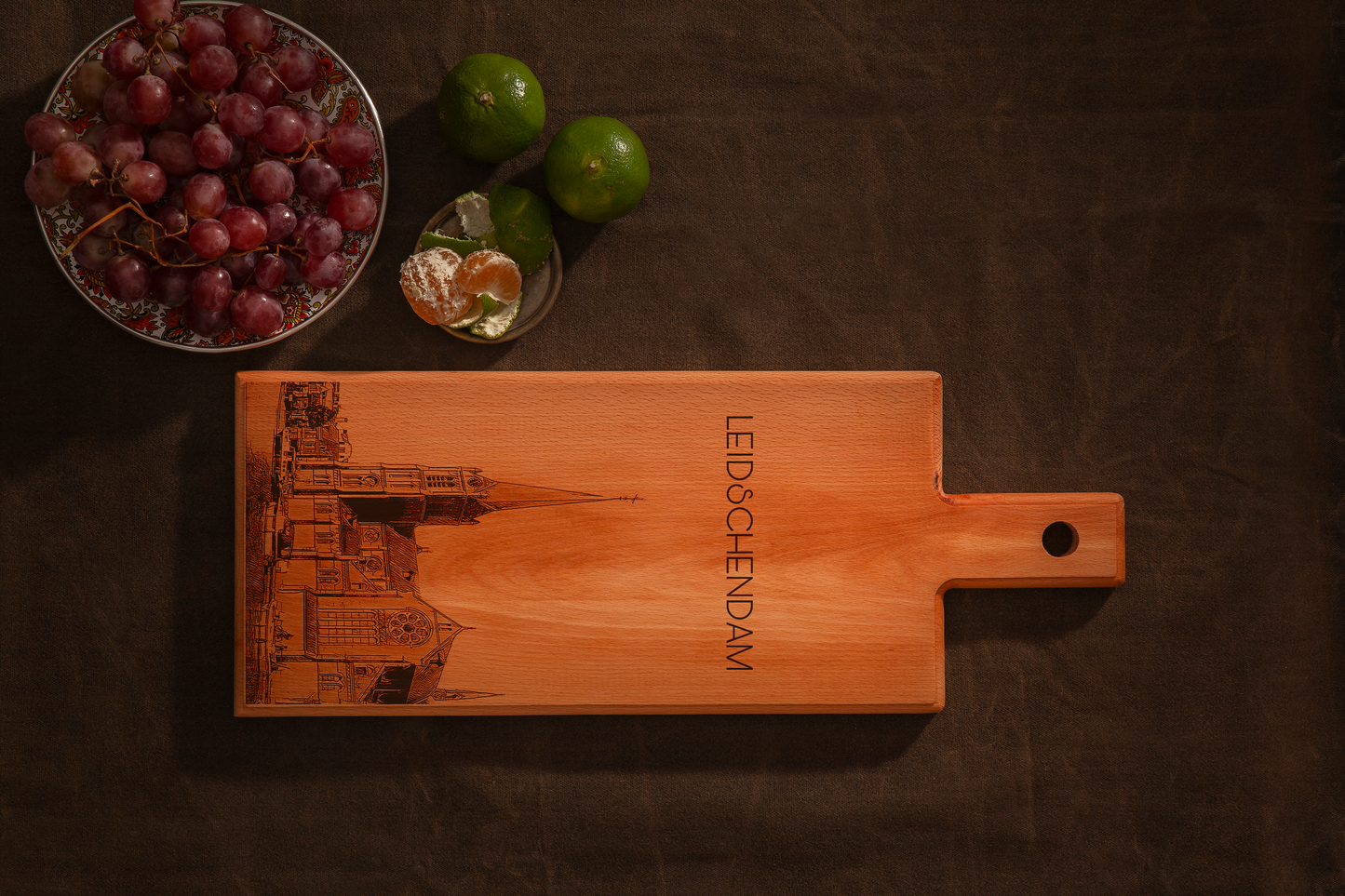 Leidschendam Petrus en Pauluskerk Wooden Serving Board – 49 x 17 cm