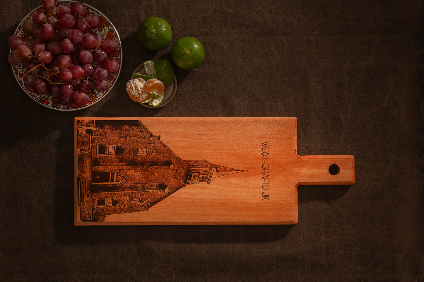 West-Graftdijk Wooden Serving Board – 49 x 17 cm