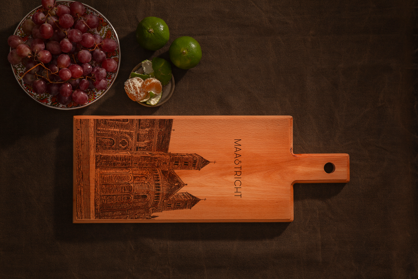 Maastricht St. Servaas Wooden Serving Board – 49 x 17 cm