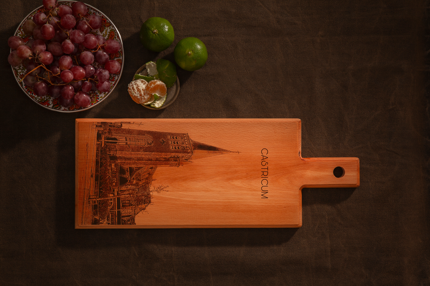 Castricum Wooden Serving Board – 49 x 17 cm
