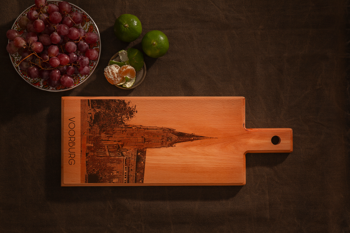 Voorburg houten serveerplank – 49 x 17 cm