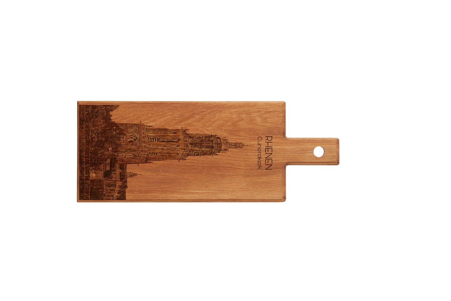 Rhenen – Cunerakerk Wooden Serving Board Souvenir (49 × 17 cm)