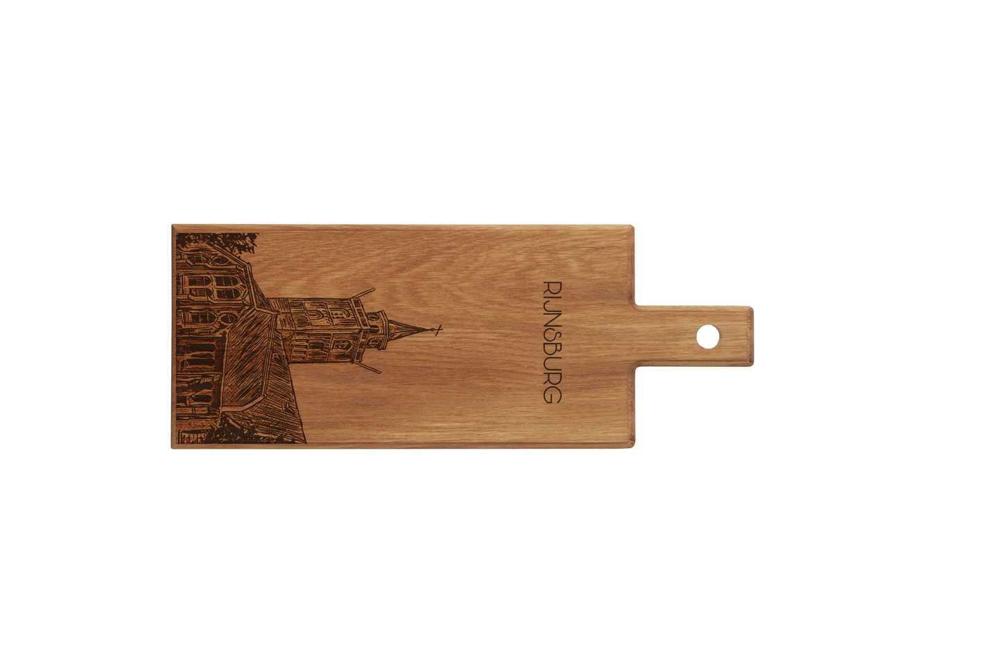 Rijnsburg Grote Kerk Wooden Serving Board – 49 x 17 cm