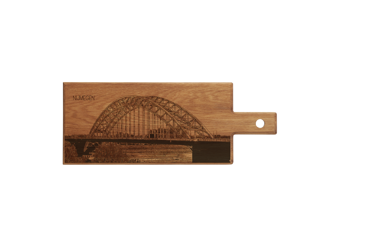 Nijmegen Waalbrug Wooden Serving Board – 49 x 17 cm