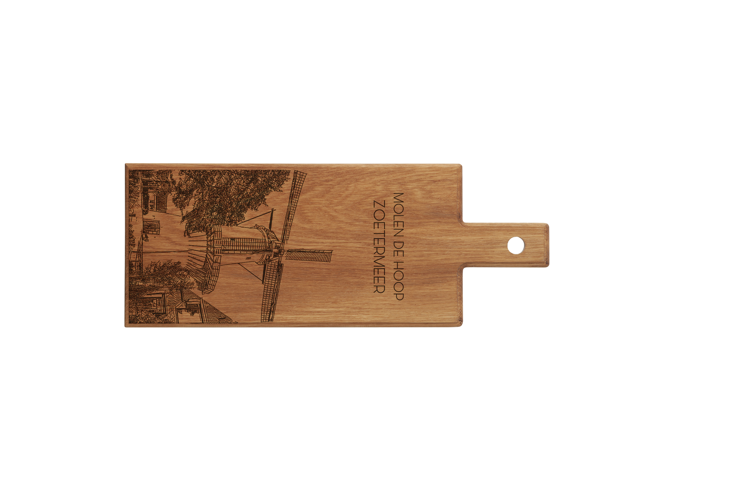 Zoetermeer Molen De Hoop Wooden Serving Board – 49 x 17 cm
