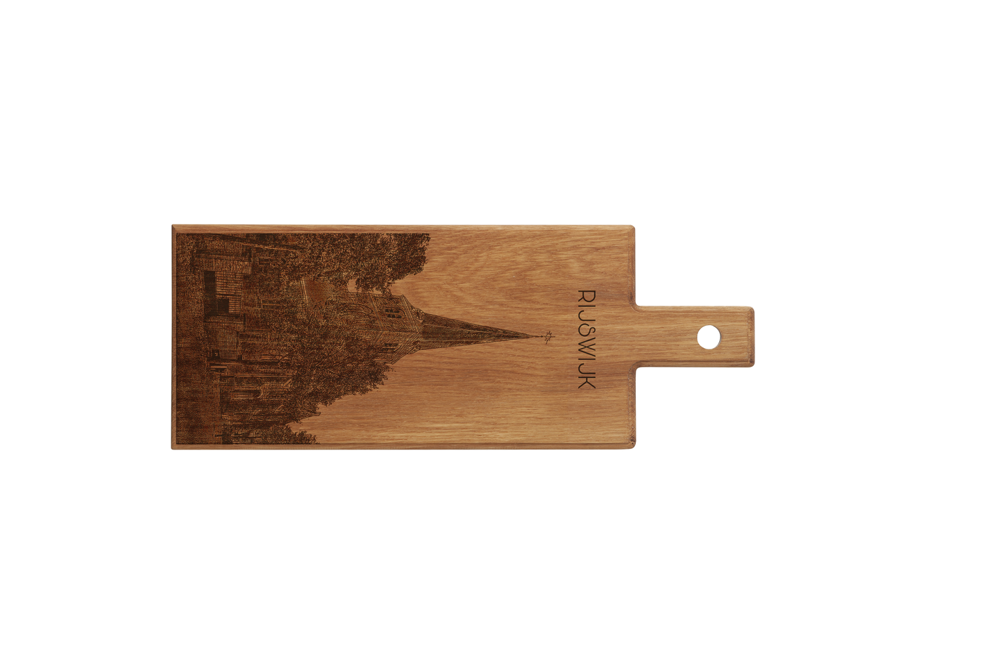 Rijswijk Oude Kerk Wooden Serving Board – 49 x 17 cm