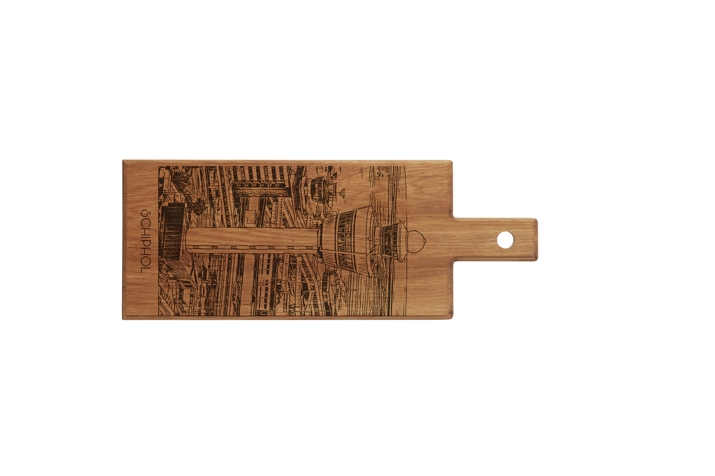Schiphol houten serveerplank – 49 x 17 cm