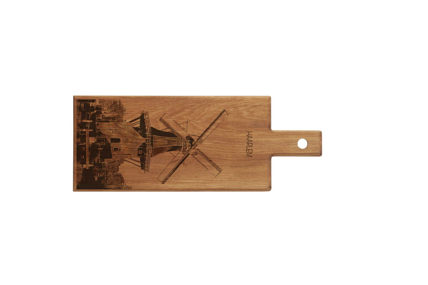 Haarlem – Molen De Adriaan Wooden Serving Board (49 x 17 cm)