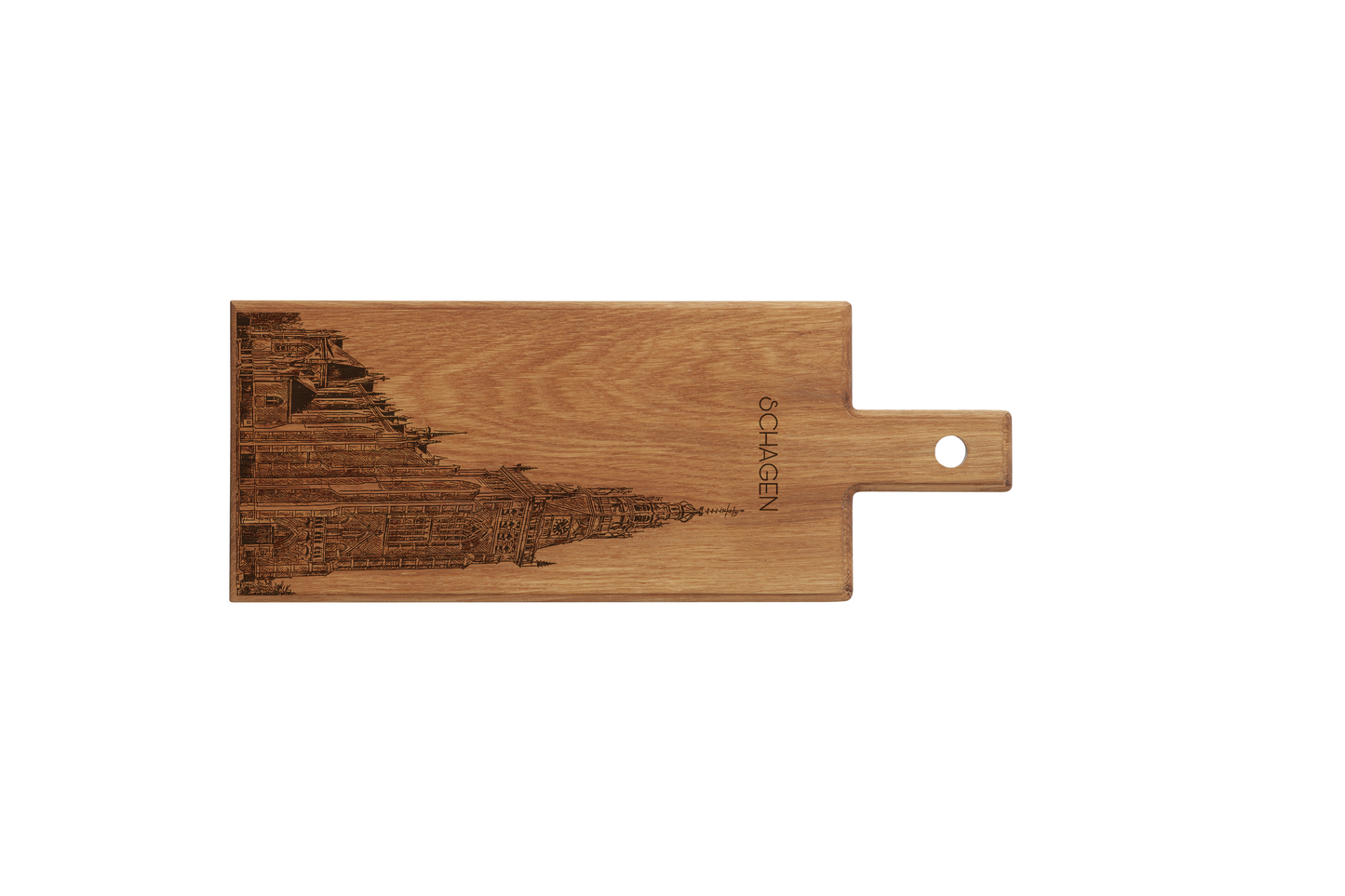 Schagen houten serveerplank – 49 x 17 cm