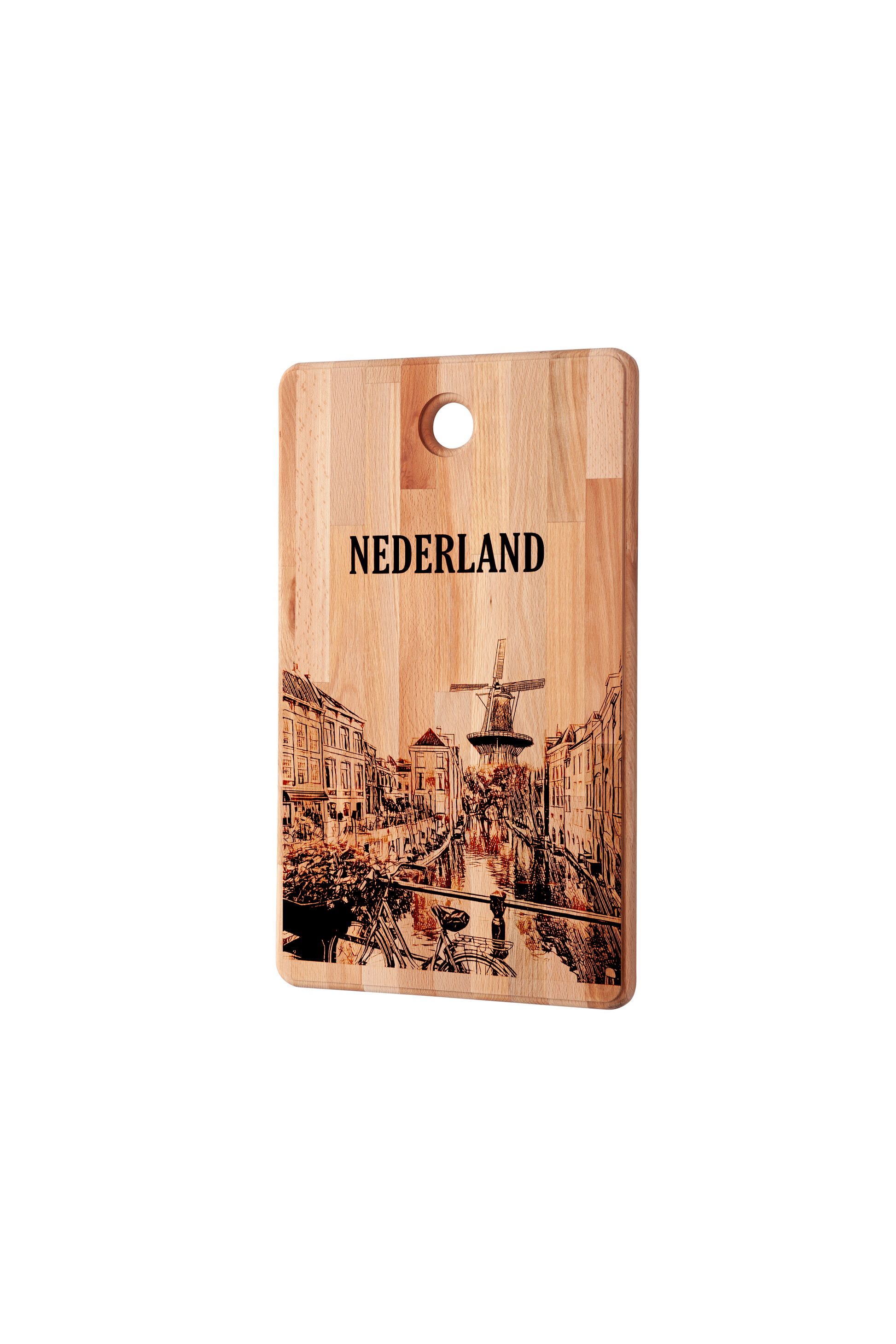 Nederland, City View, cutting board, side view