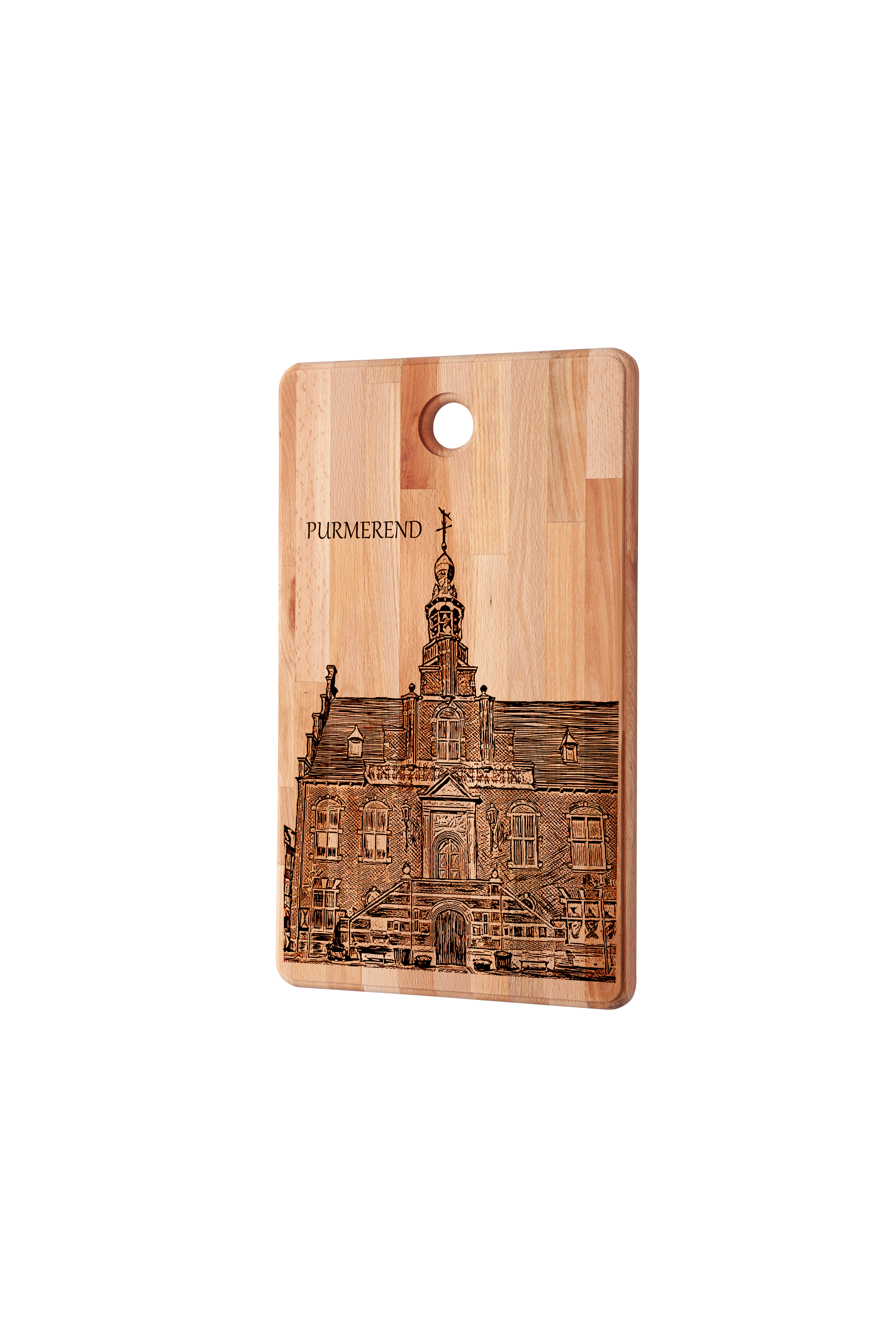 Purmerend, Stadhuis, cutting board, side view