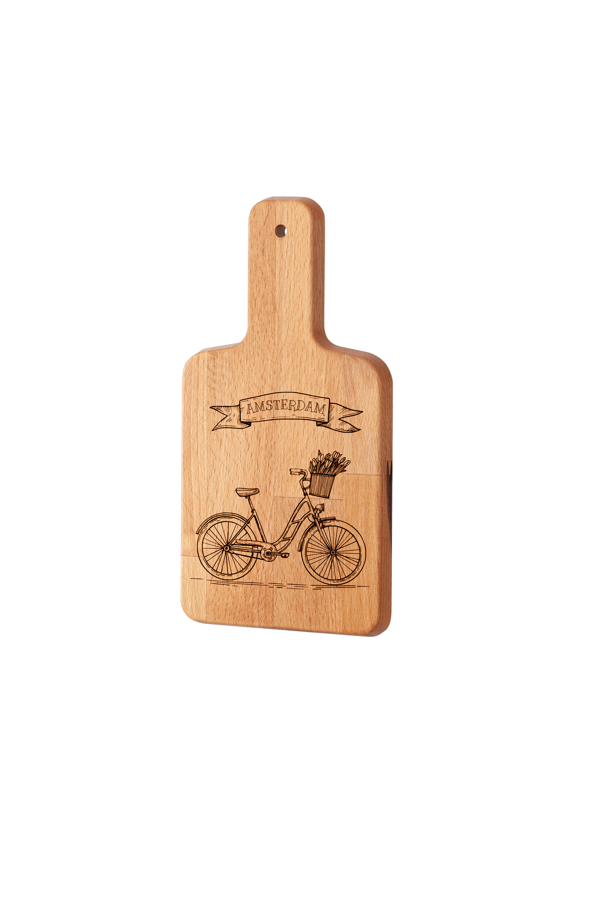 Amsterdam, Bicycle, cheese board, side view